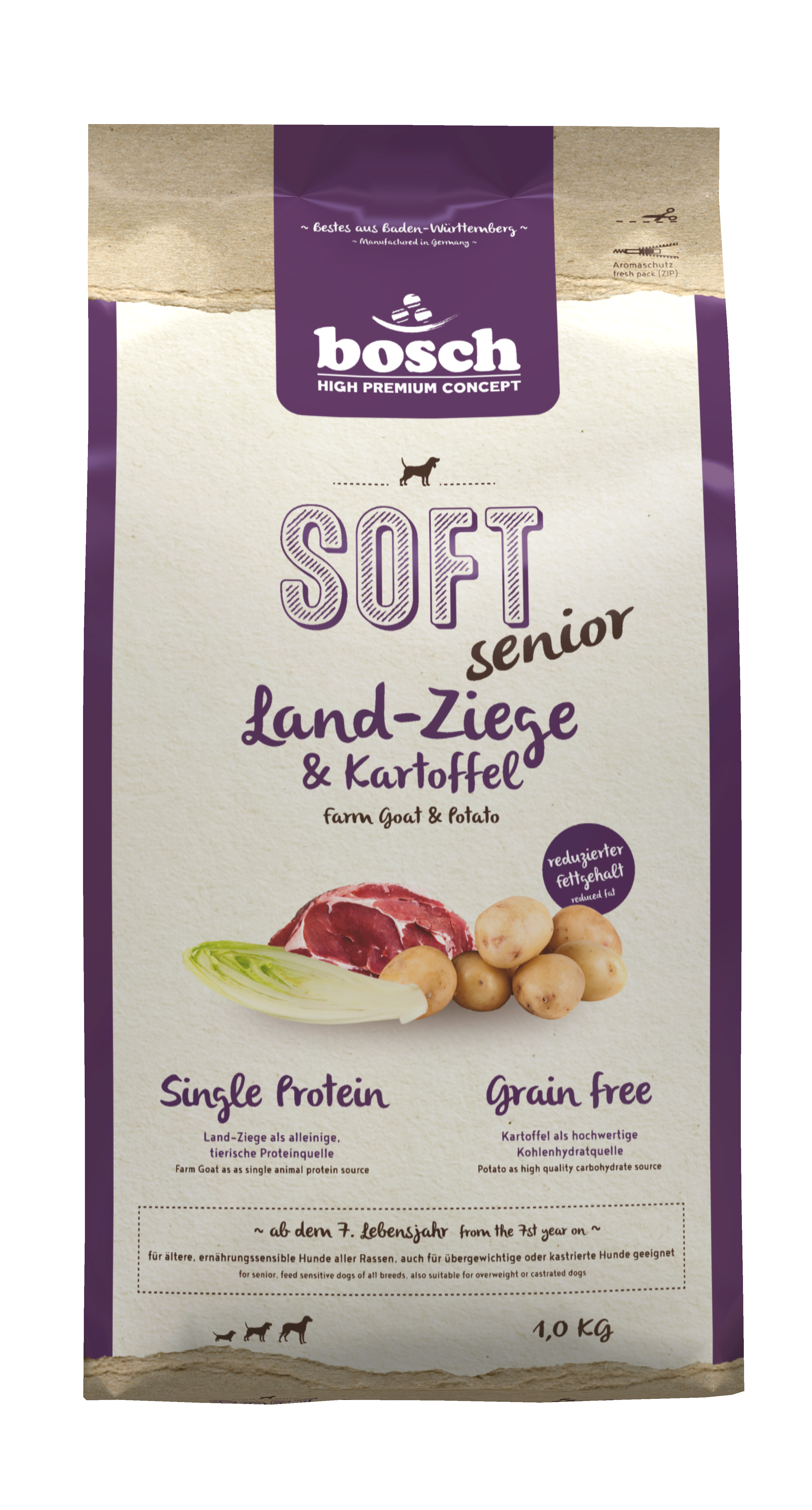 bosch Hunde-Trockenfutter HPC Soft Senior Ziege+Kartoffel
