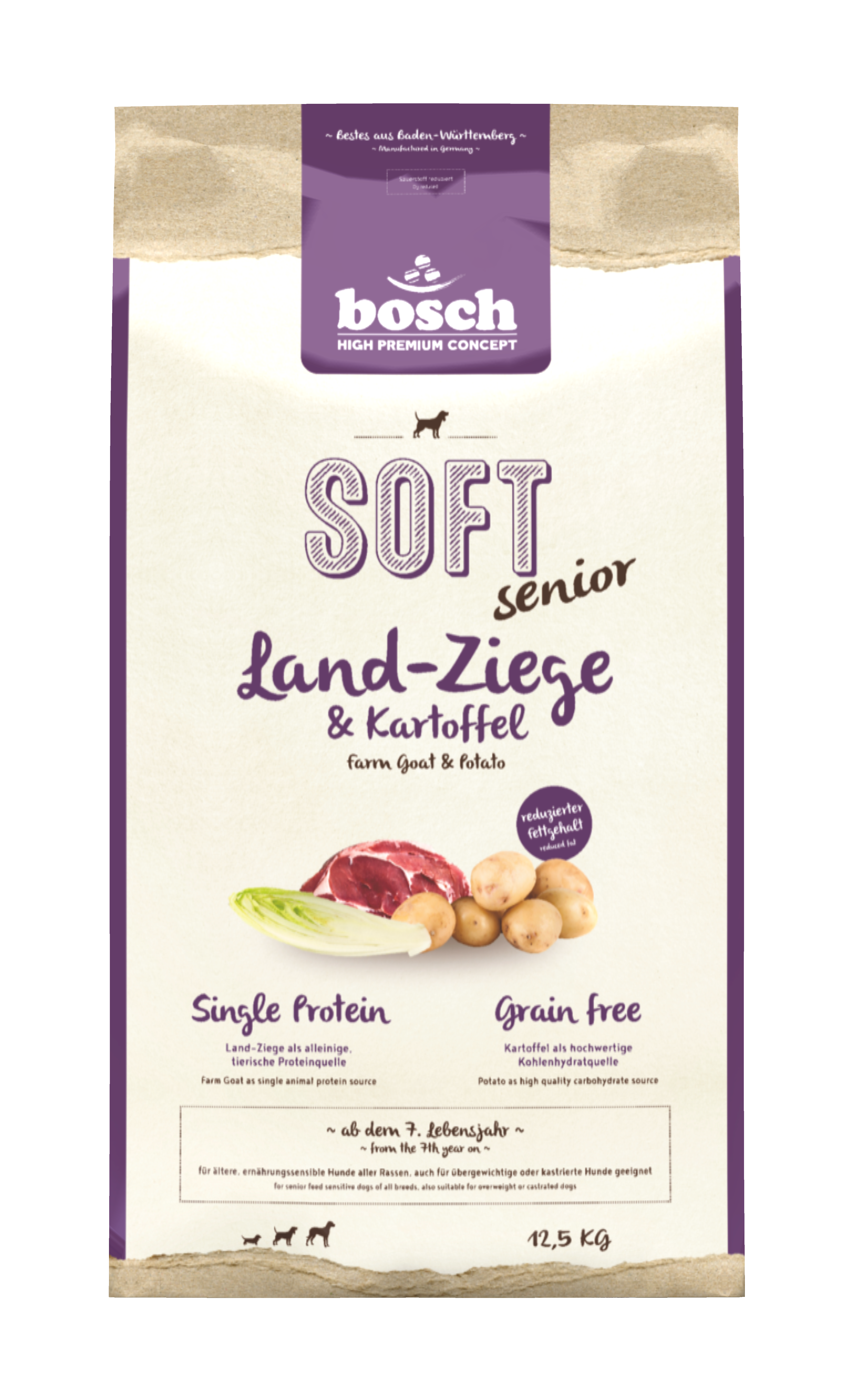 bosch Hunde-Trockenfutter HPC Soft Senior Ziege+Kartoffel