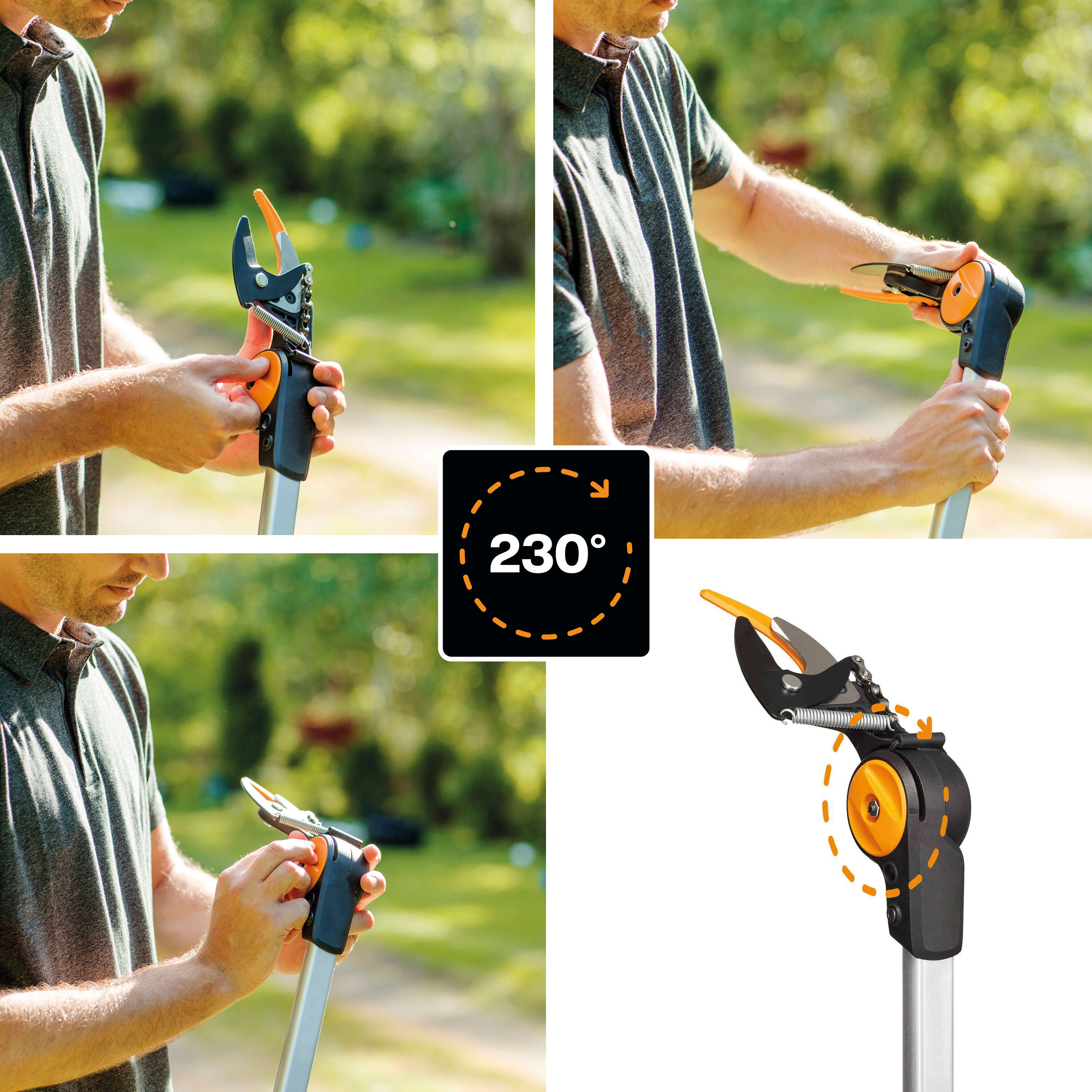 FISKARS PowerGear Teleskop-Schneidgiraffe UPX86