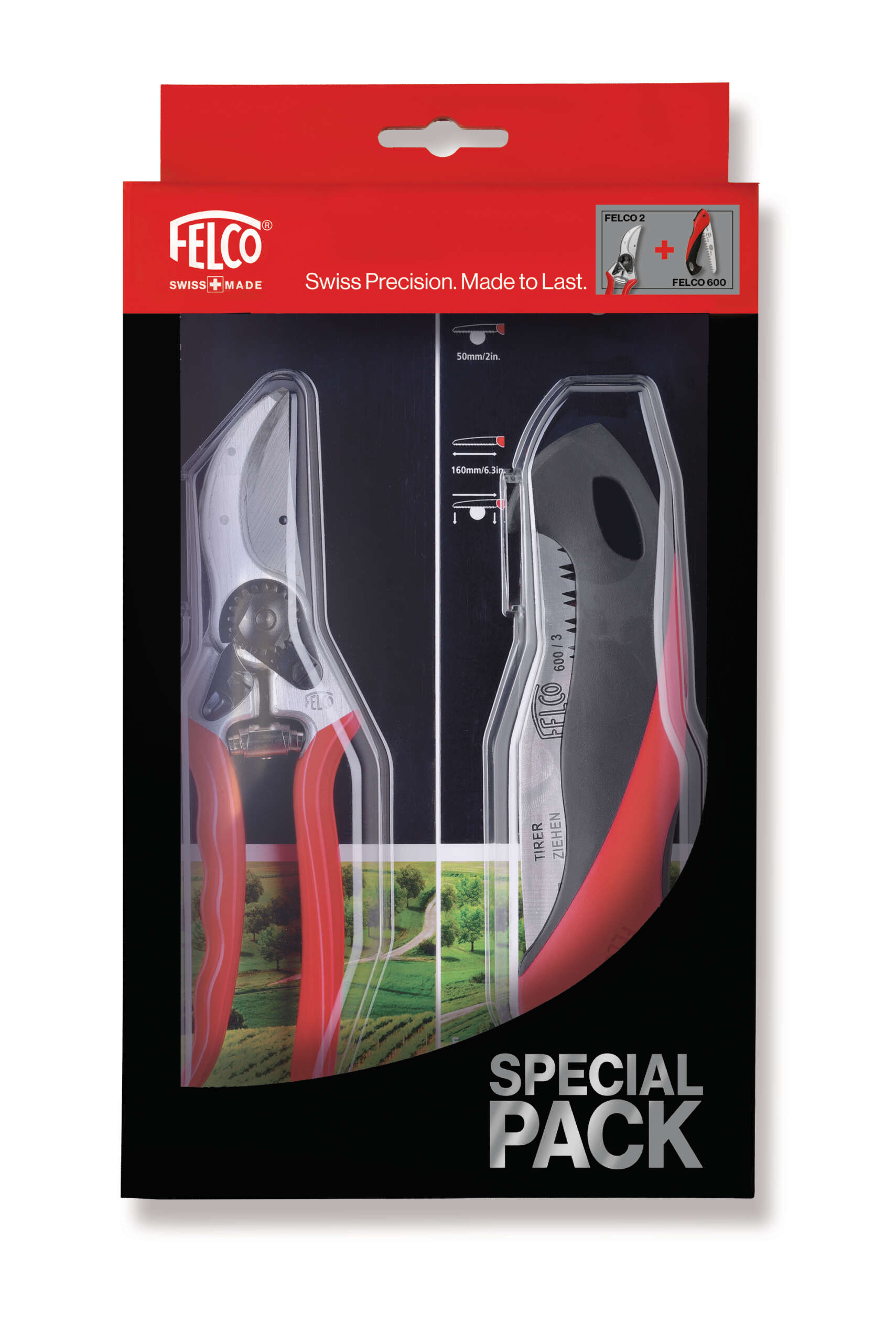 FELCO Set Schere Felco 2 und Säge Felco 600