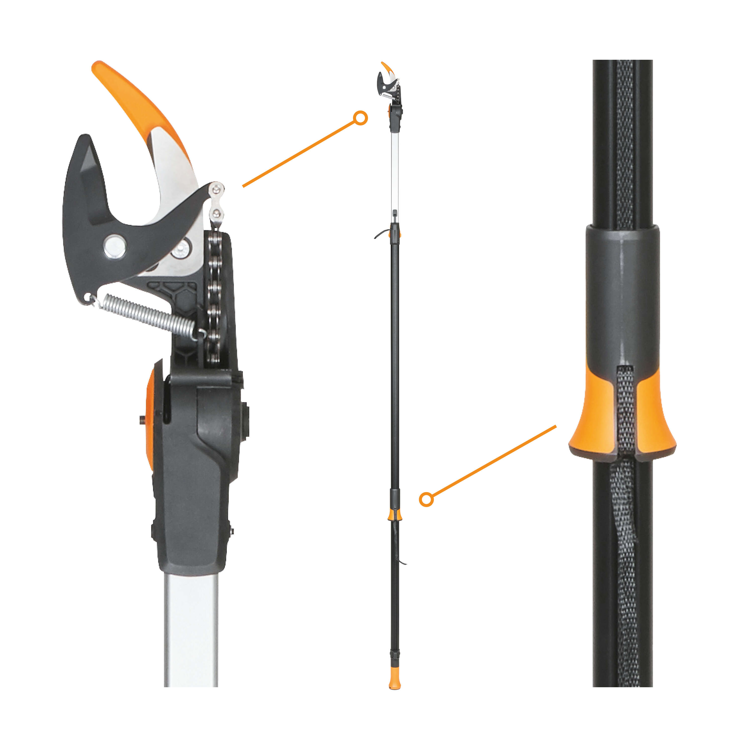 FISKARS PowerGear Teleskop-Schneidgiraffe UPX86