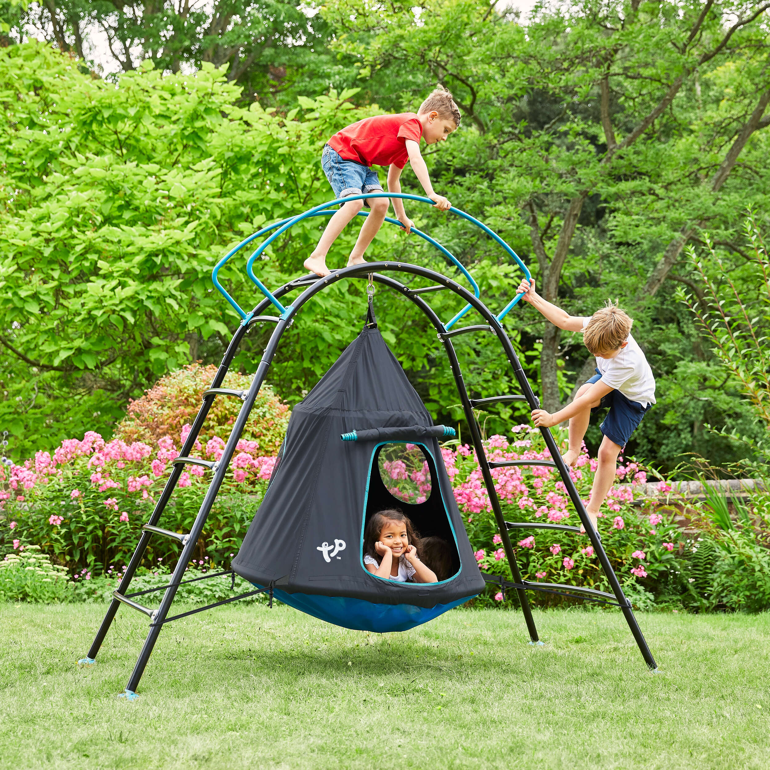TP TOYS Klettergerüst mit Hängesessel UFO