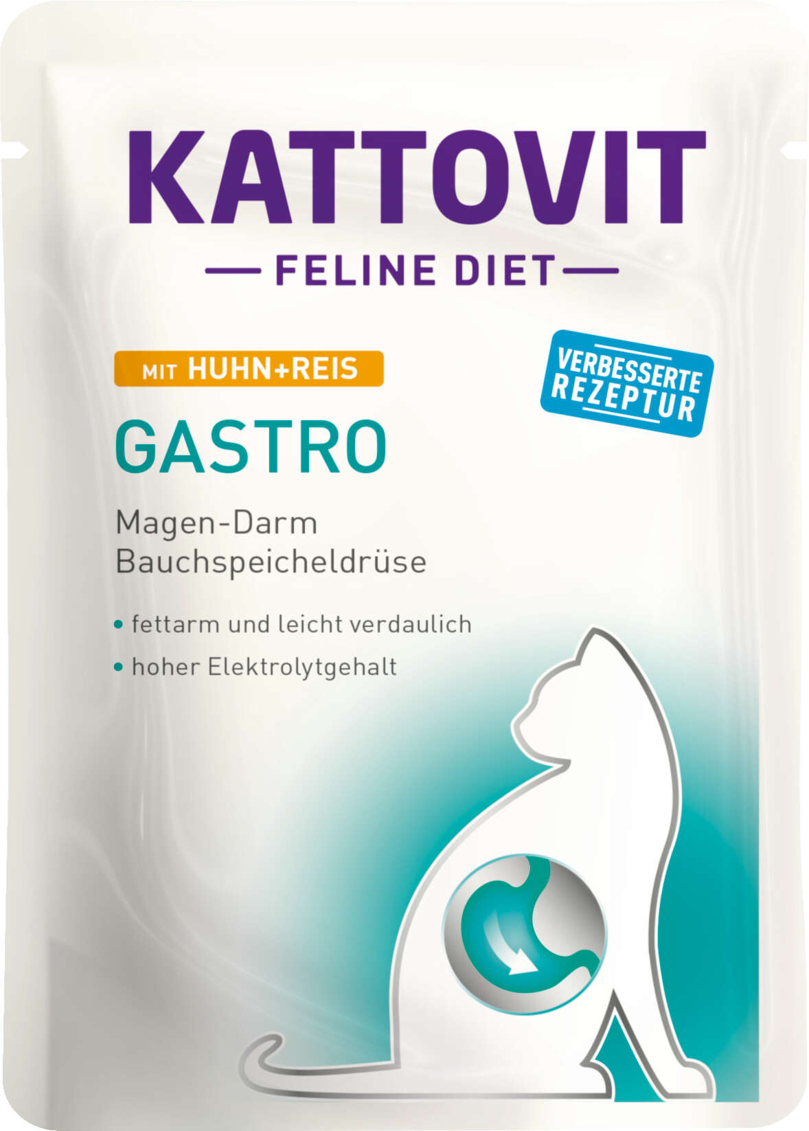 KATTOVIT Katzen-Nassfutter Gastro Huhn+Reis