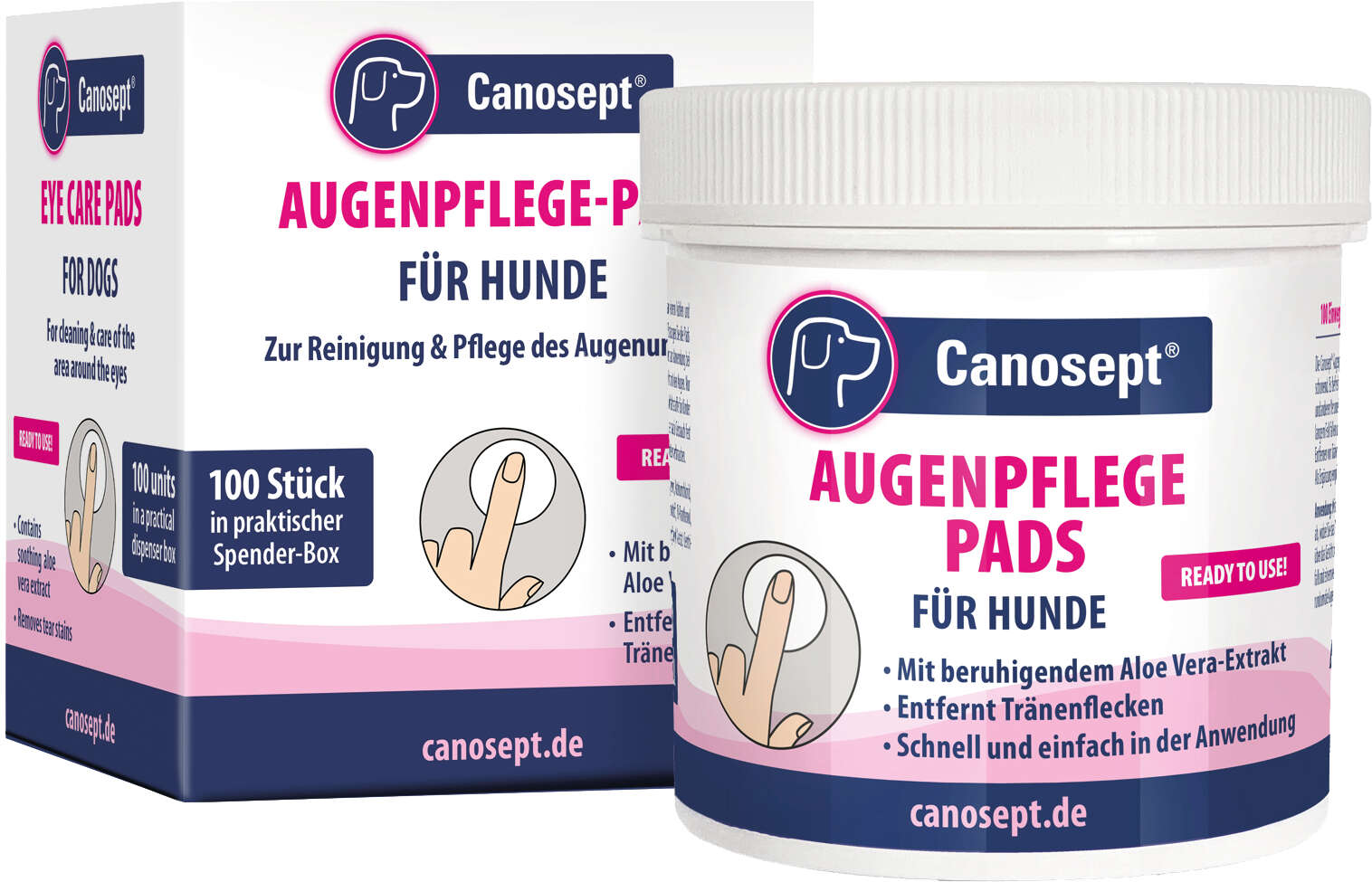 Canosept Augenpflege-Pads für Hunde