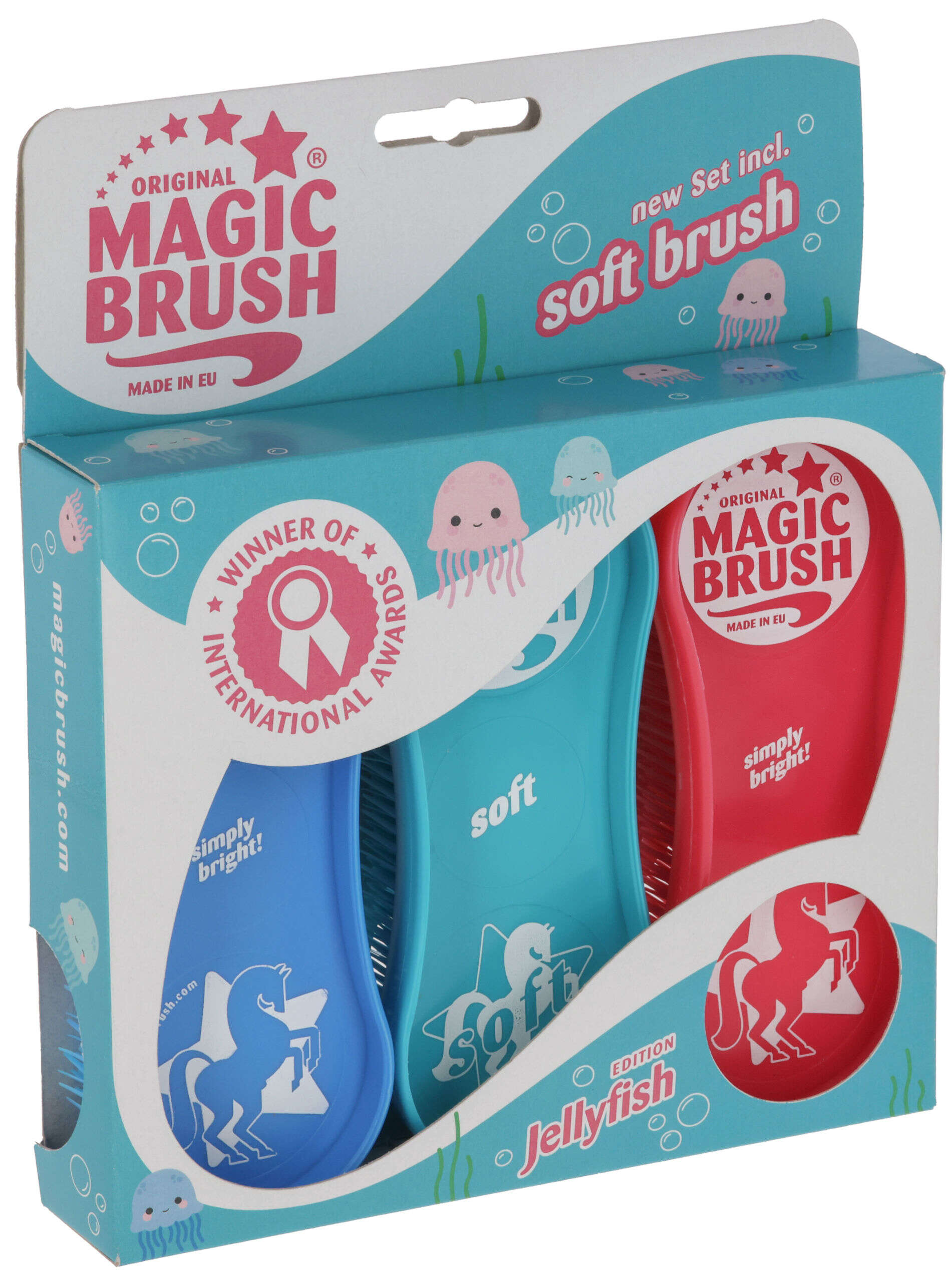 MAGIC BRUSH 3er Bürstenset Jellyfish