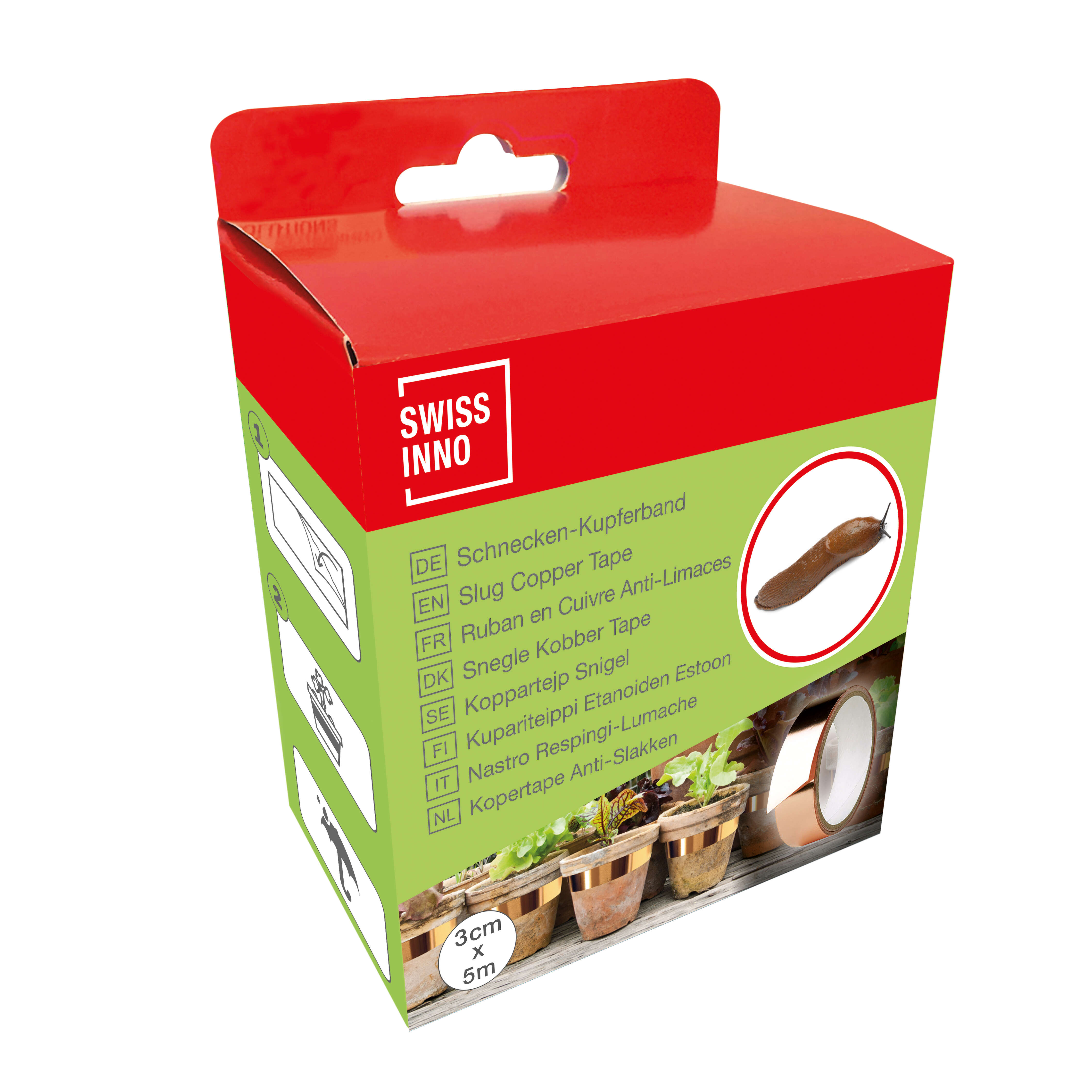 SWISSINNO Schnecken-Kupferband