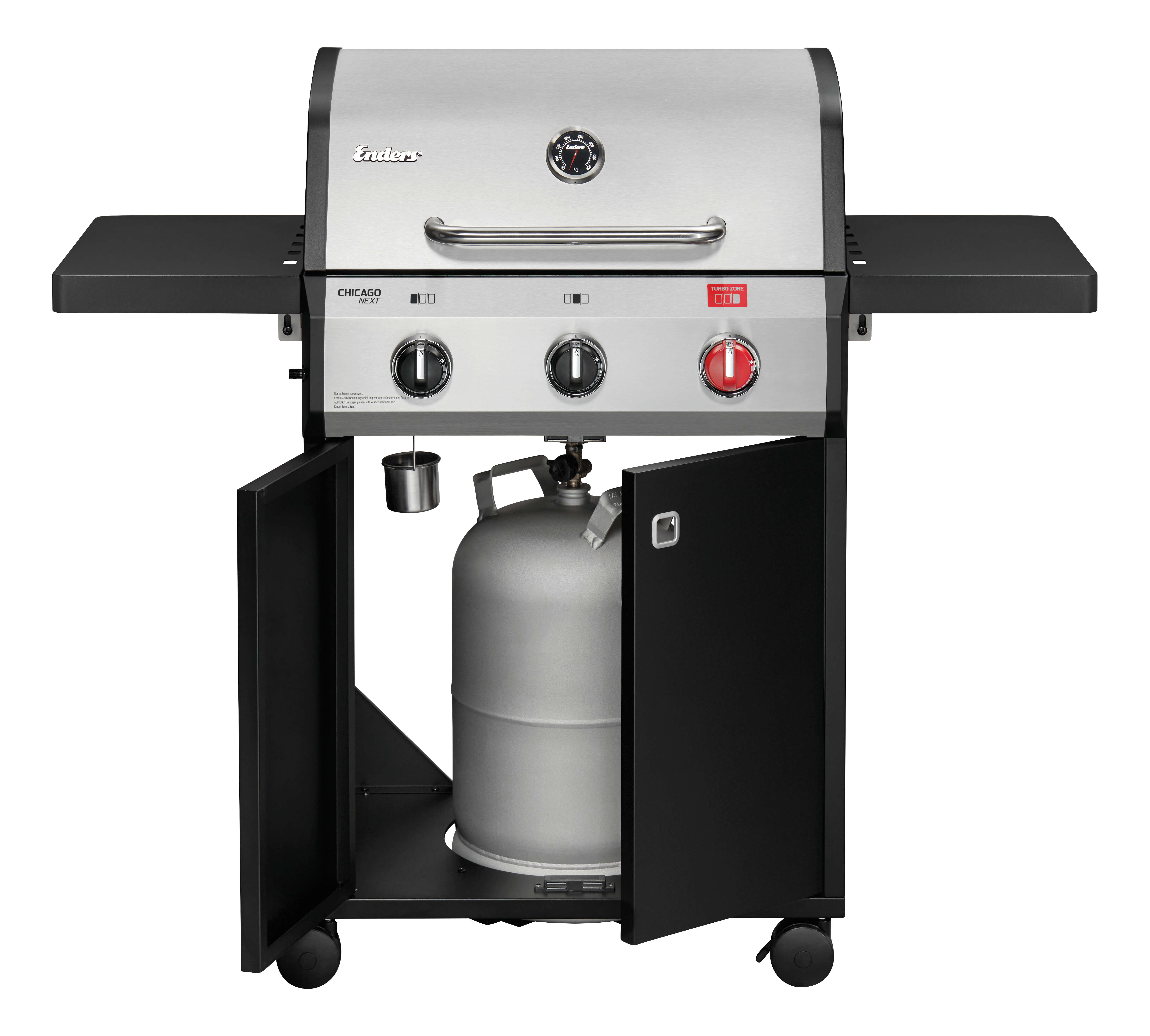 Enders Gasgrill Chicago Next 3 R Turbo inkl. Wetterschutzhülle