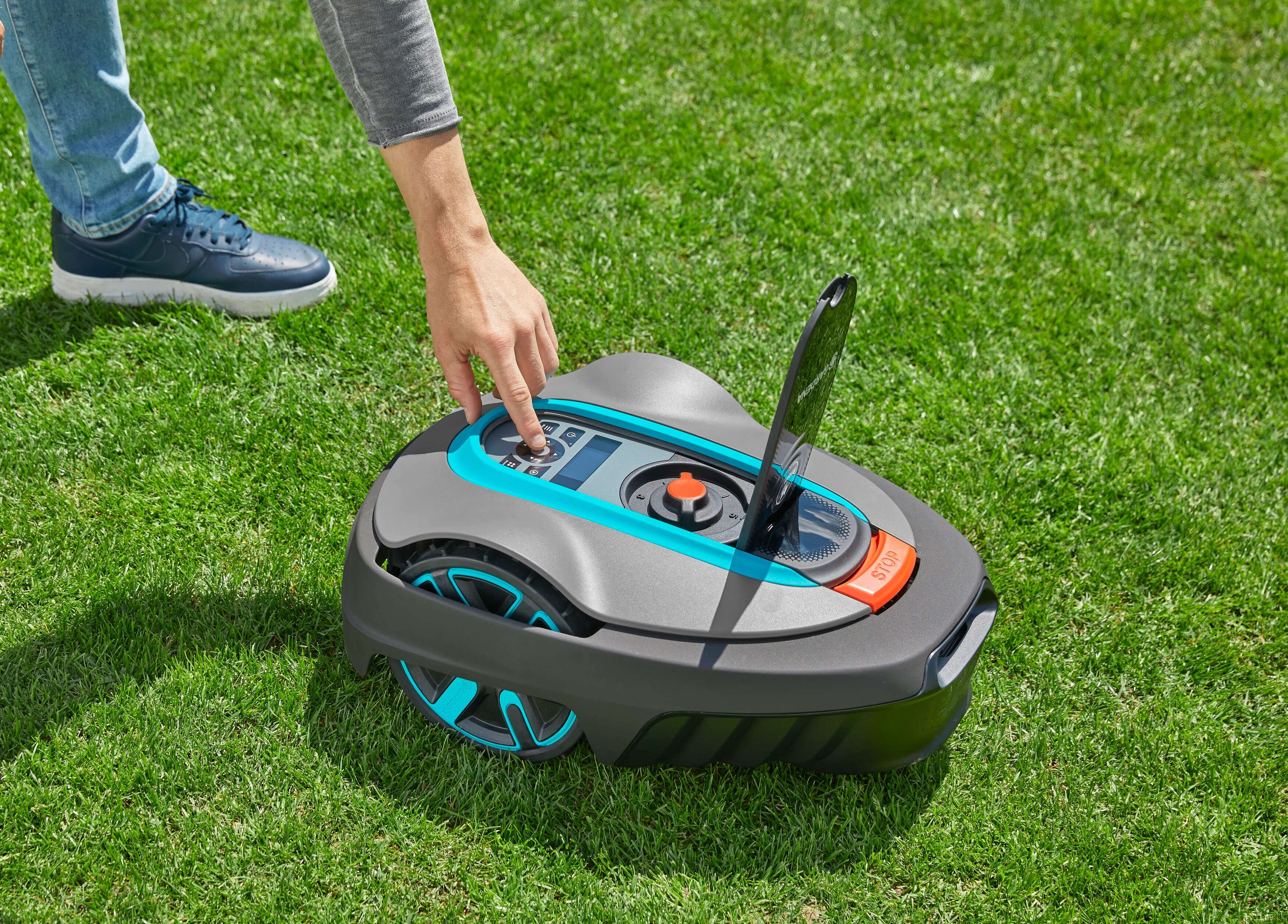 GARDENA Mähroboter smart SILENO city 400 m² + Garage