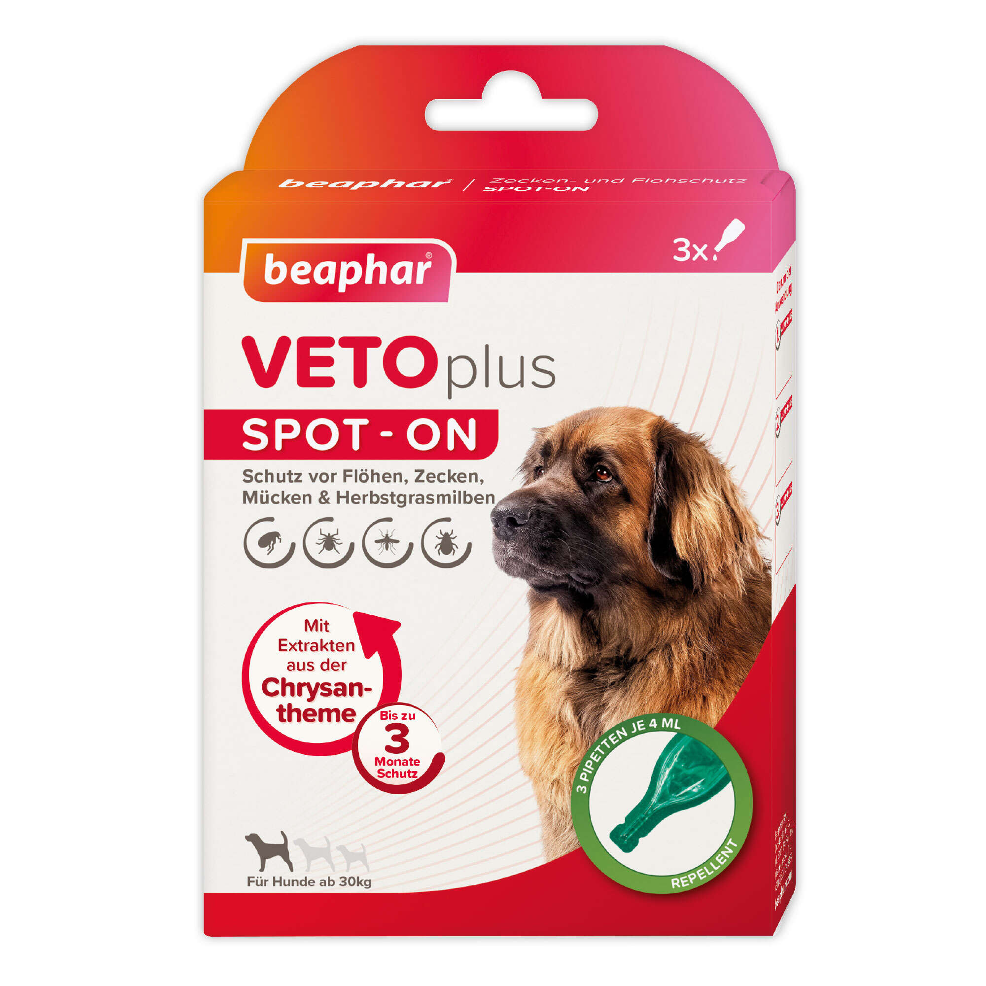 beaphar VETOplus SPOT-ON für große Hunde ab 30 kg