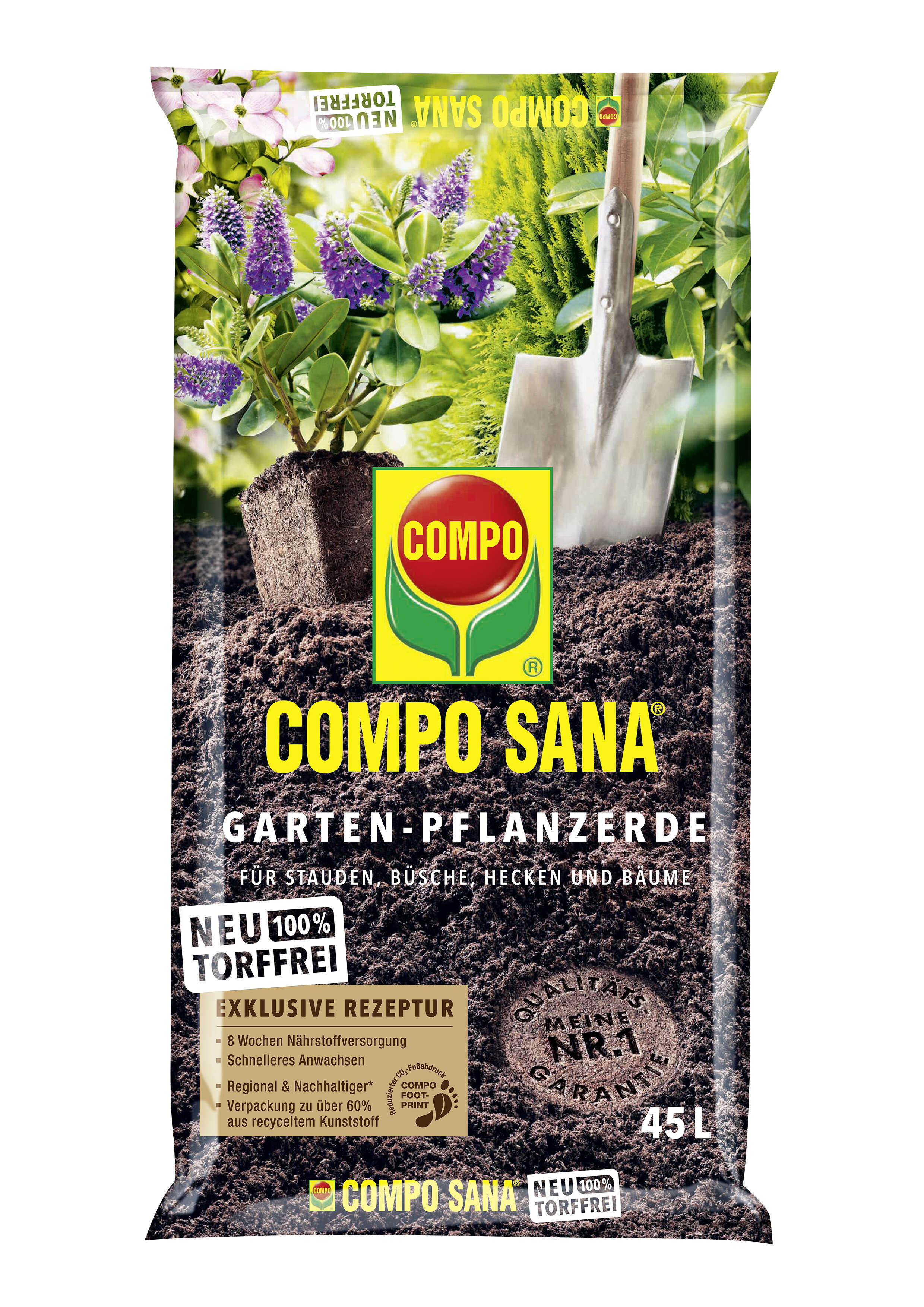 COMPO SANA® Gartenpflanzenerde torffrei