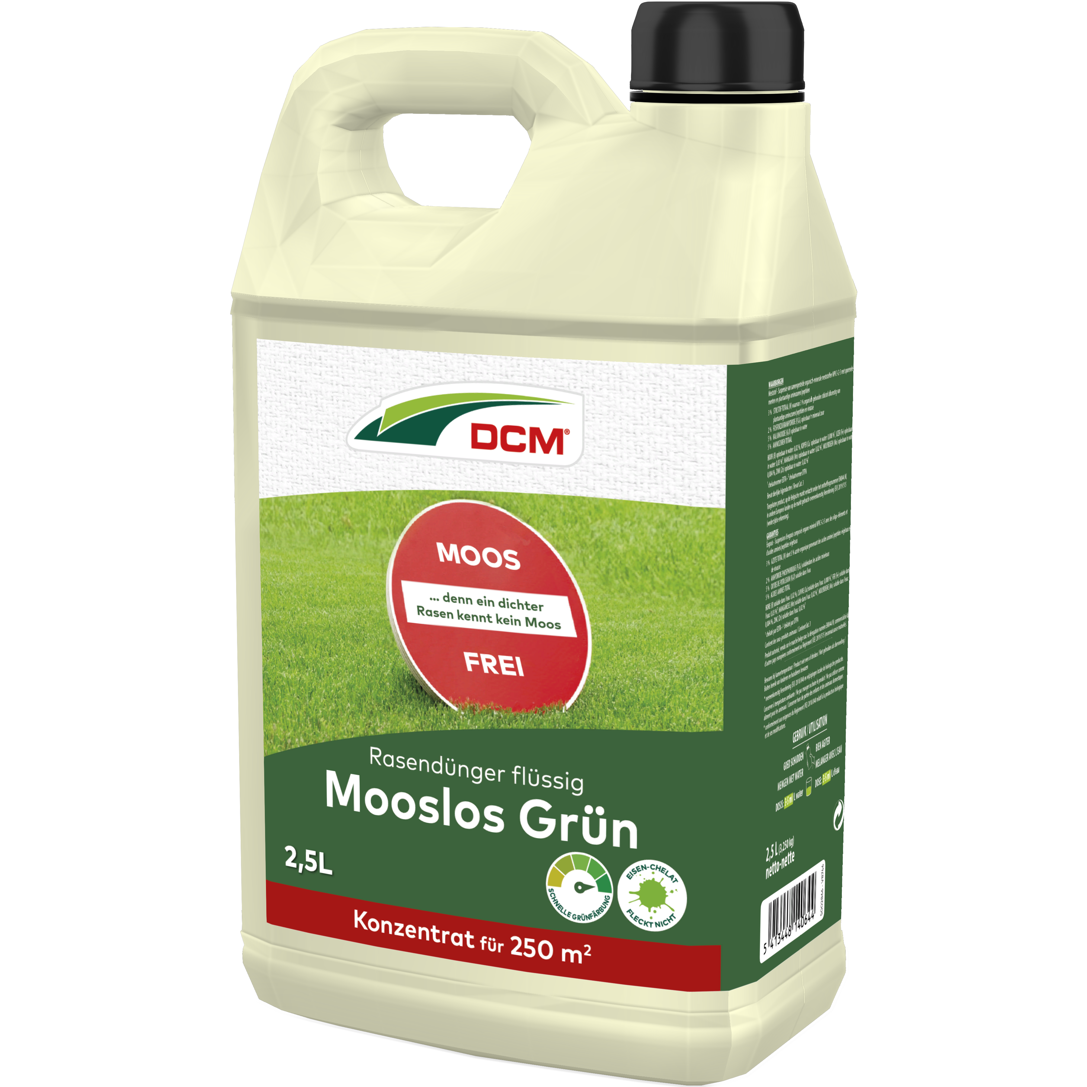 CUXIN Rasendünger Mooslos grün