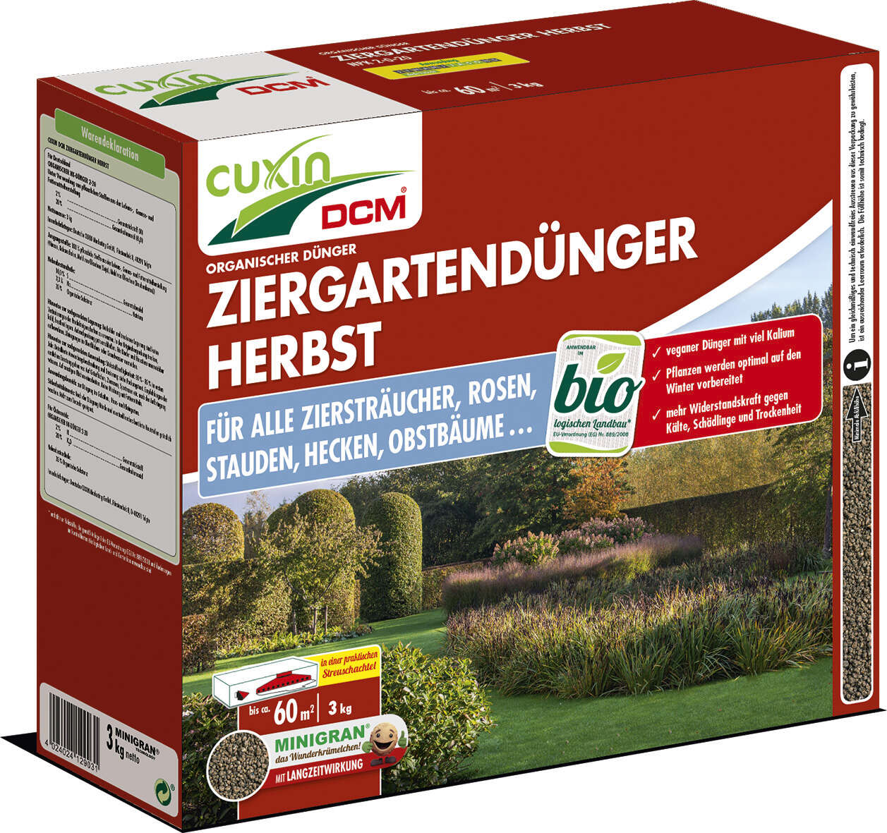 CUXIN Ziergartendünger Herbst