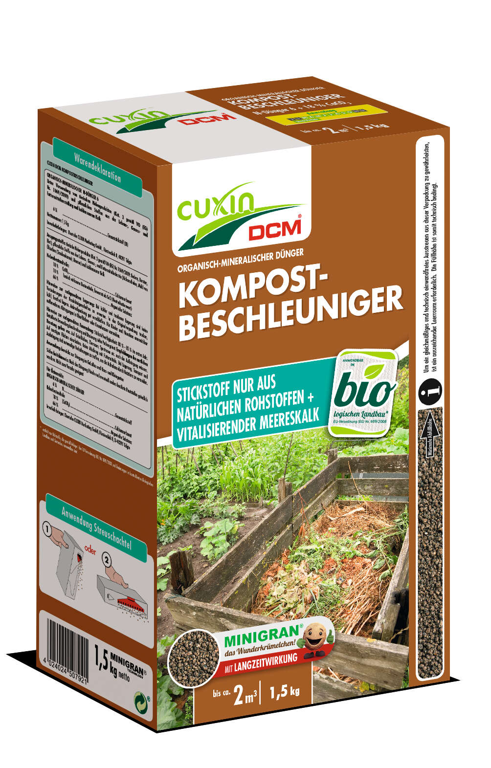 CUXIN Kompostbeschleuniger MINIGRAN