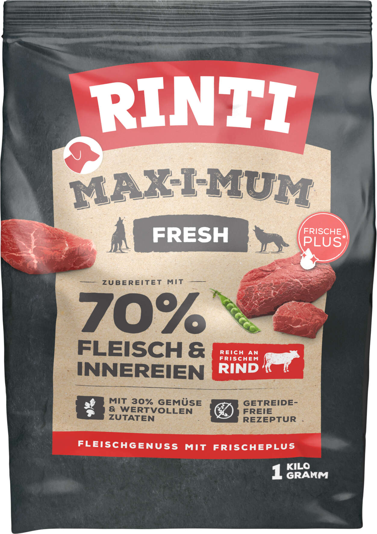 RINTI Hunde-Trockenfutter MAX-I-MUM Rind