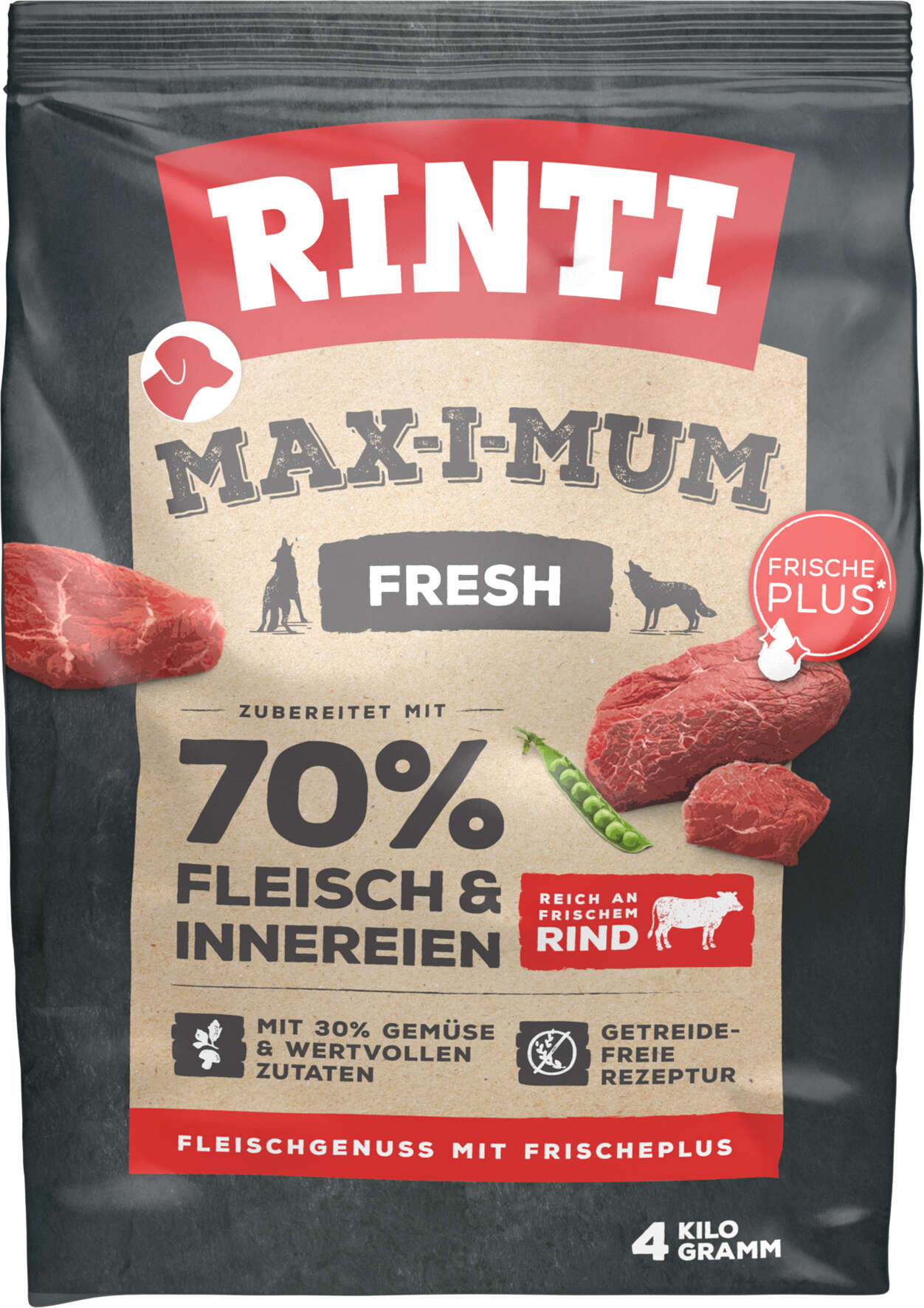 RINTI Hunde-Trockenfutter MAX-I-MUM Rind