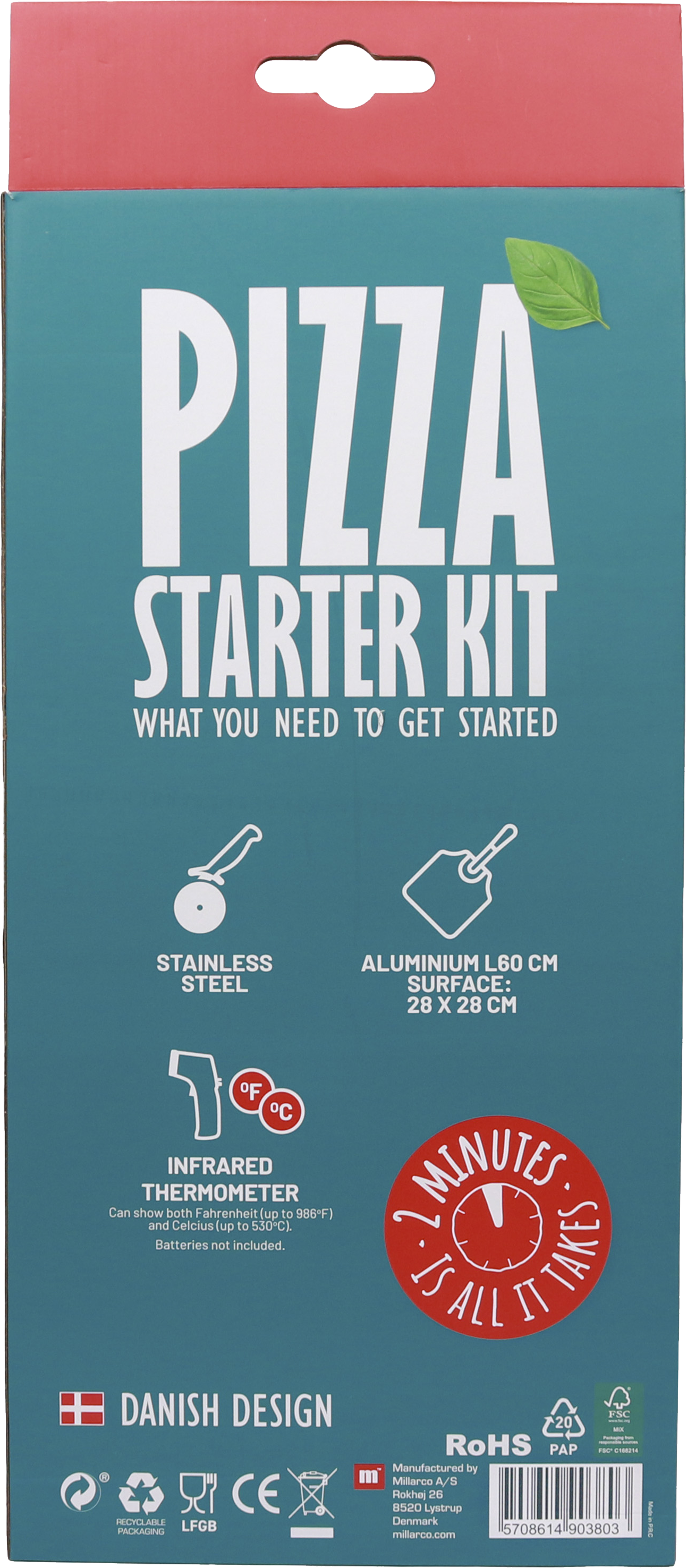 COZZE Pizza Starter-Set 3-teilig