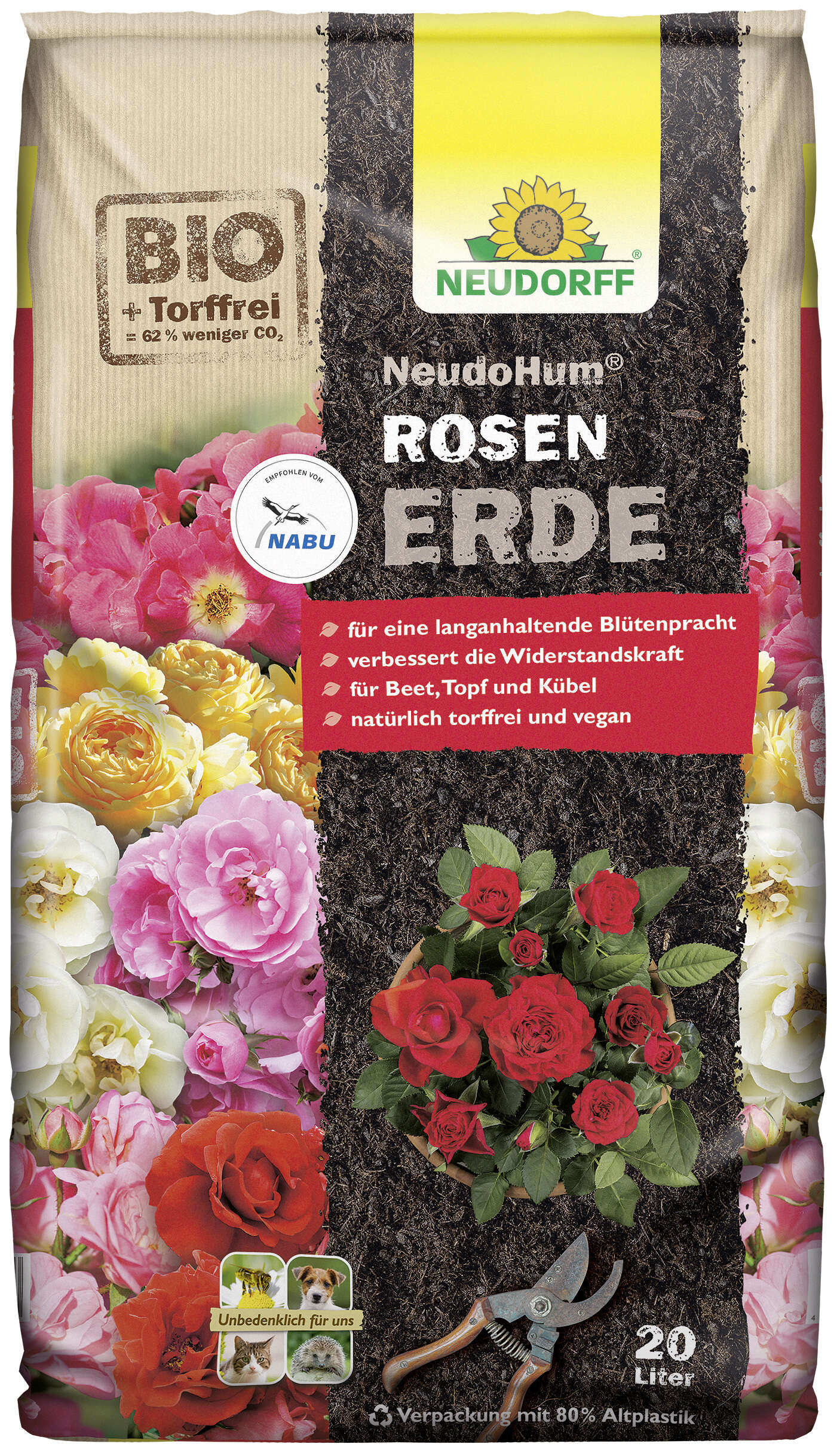 NEUDORFF NeudoHum Rosenerde torffrei