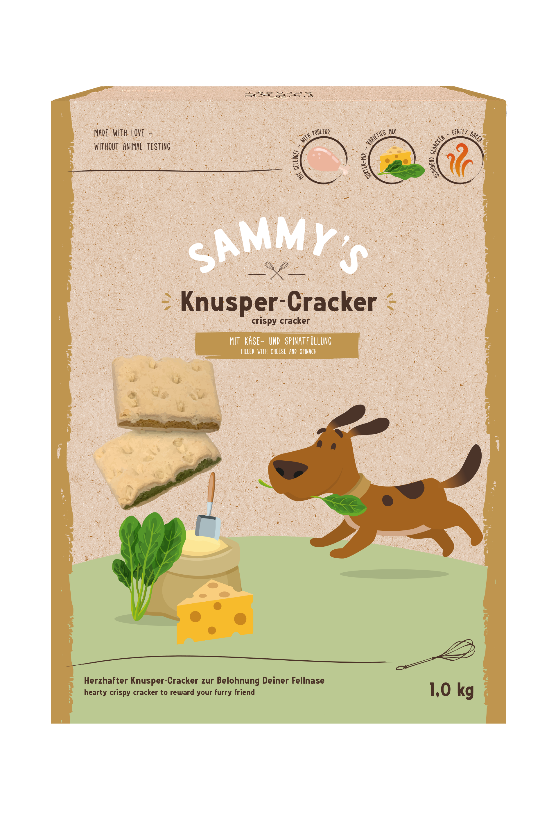SAMMY'S Hundesnacks Hundeleckerli Sammy's Knusper-Cracker