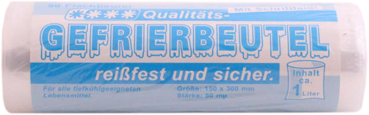 50er Set Gefrierbeutel 1 l
