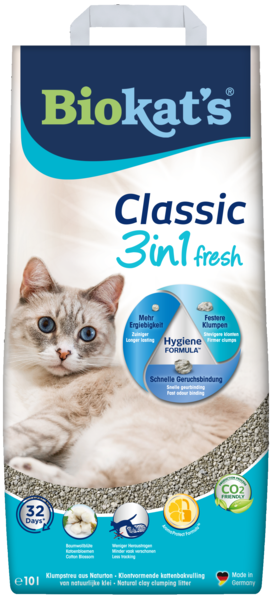 Biokat's Katzenstreu Classic Fresh 3in1 Cotton Blossom