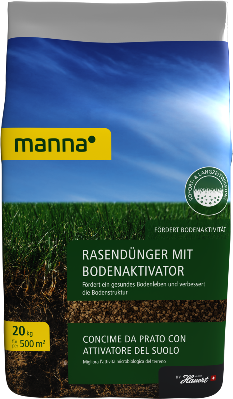 MANNA Rasendünger mit Bodenaktivator