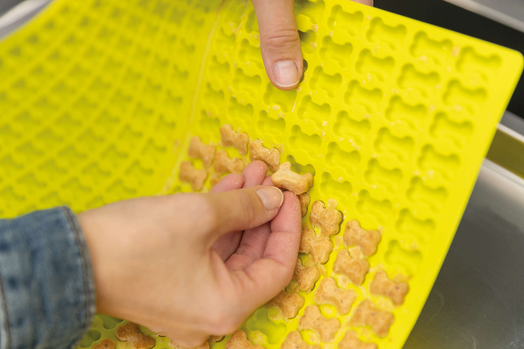 TRIXIE Leckerli Silikon Backmatte Knochen