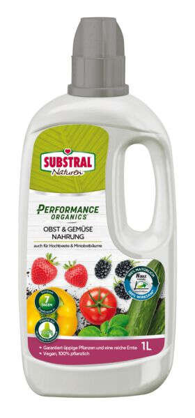 SUBSTRAL Performance Organics Obst+Gemüse Nahrung