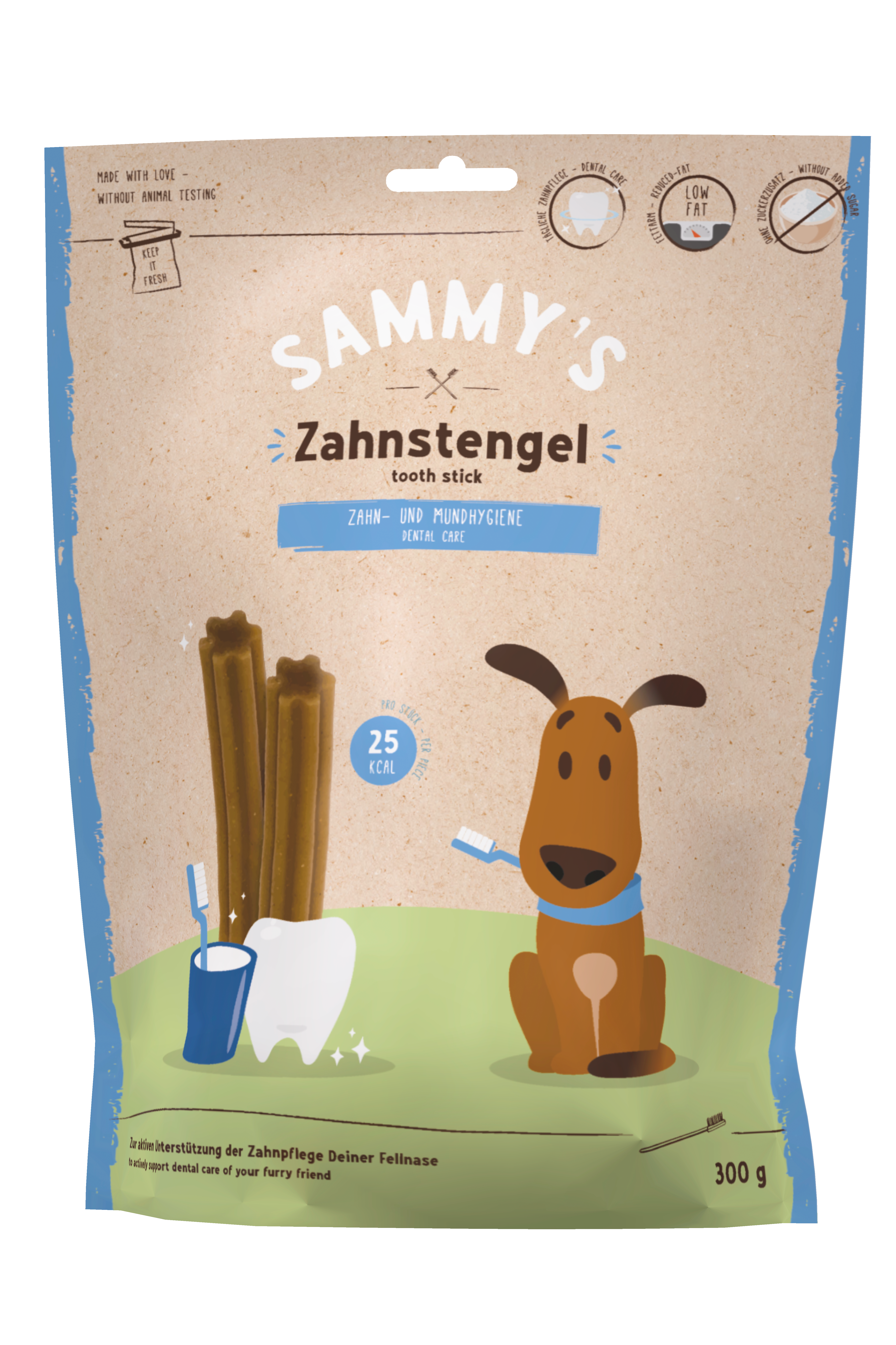 SAMMY'S Hundesnacks Hundeleckerli Sammys Zahnstengel
