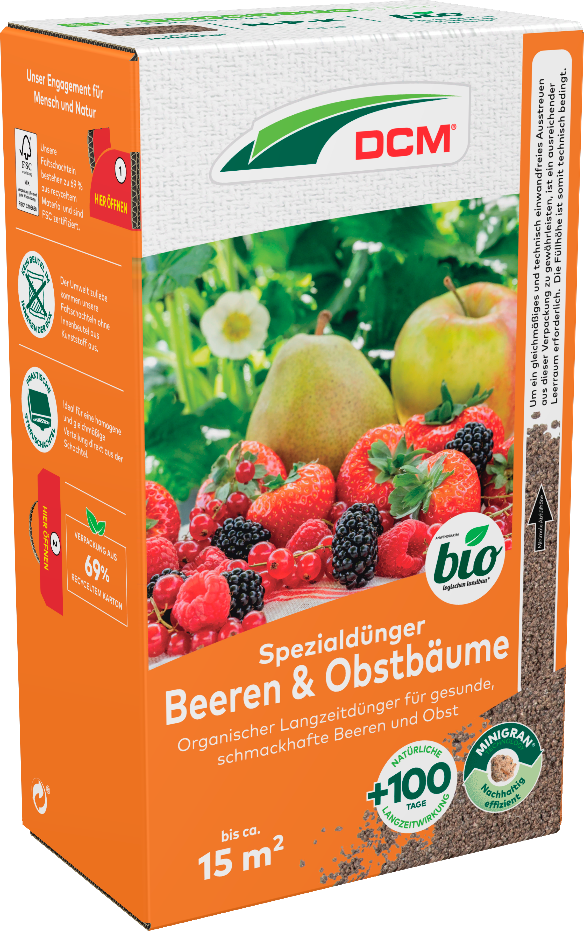 DCM Spezialdünger für Beeren & Obstbäume
