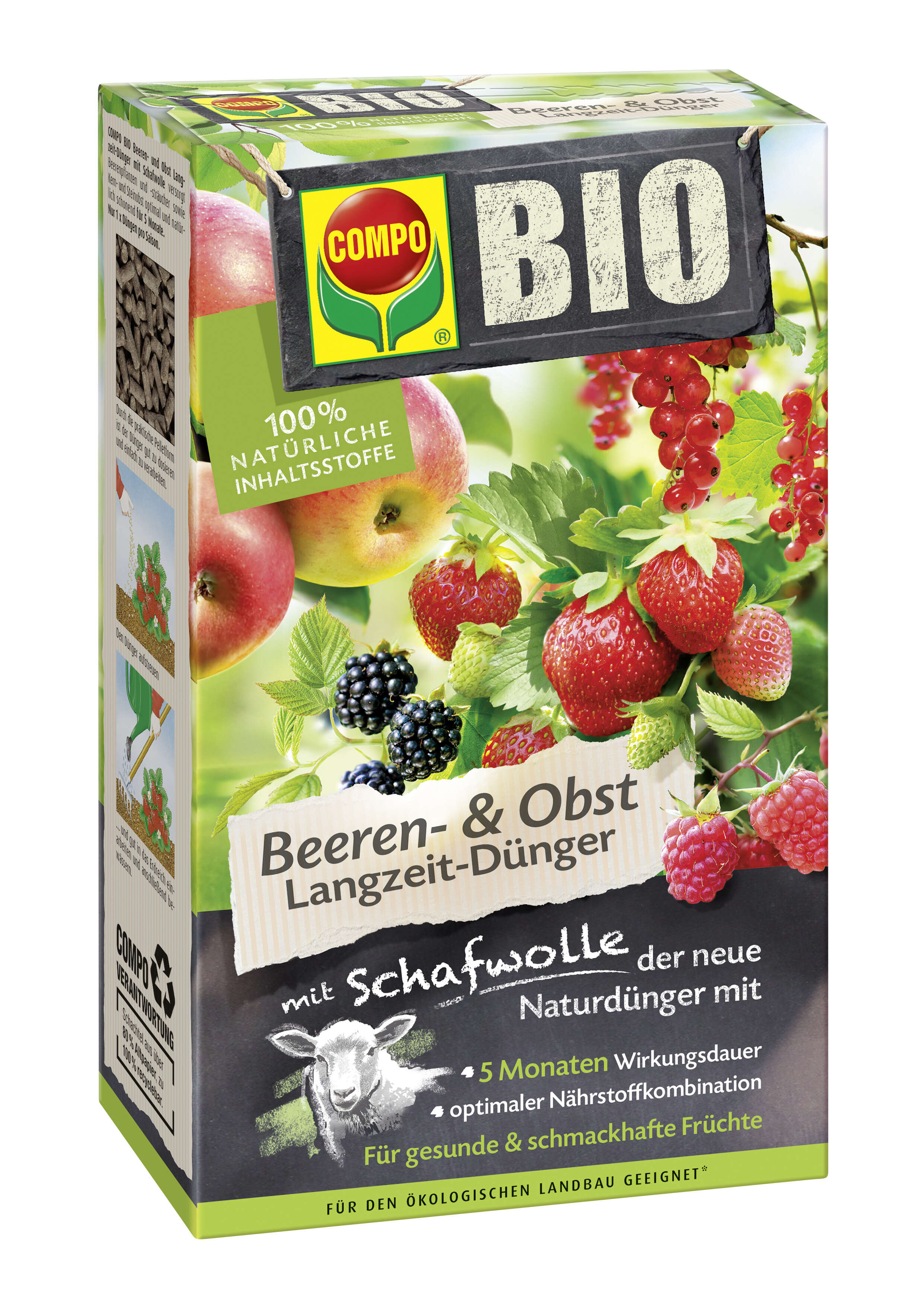 COMPO BIO Beeren- & Obst Langzeit-Dnger mit | raiffeisenmarkt.de