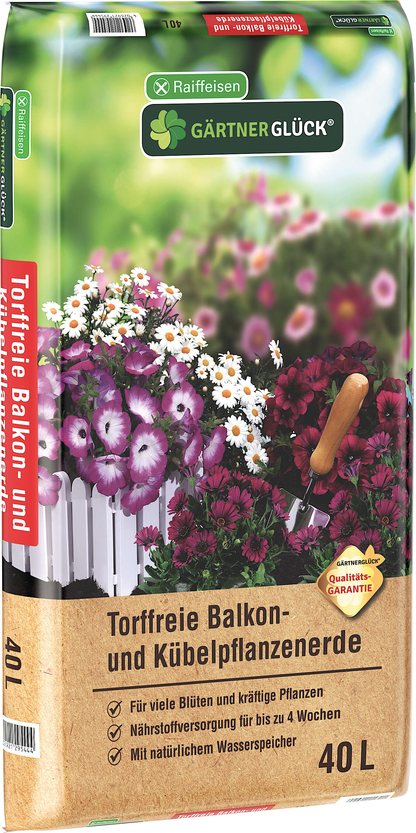 GÄRTNERGLÜCK Torffreie Balkon- und Kübelpflanzenerde