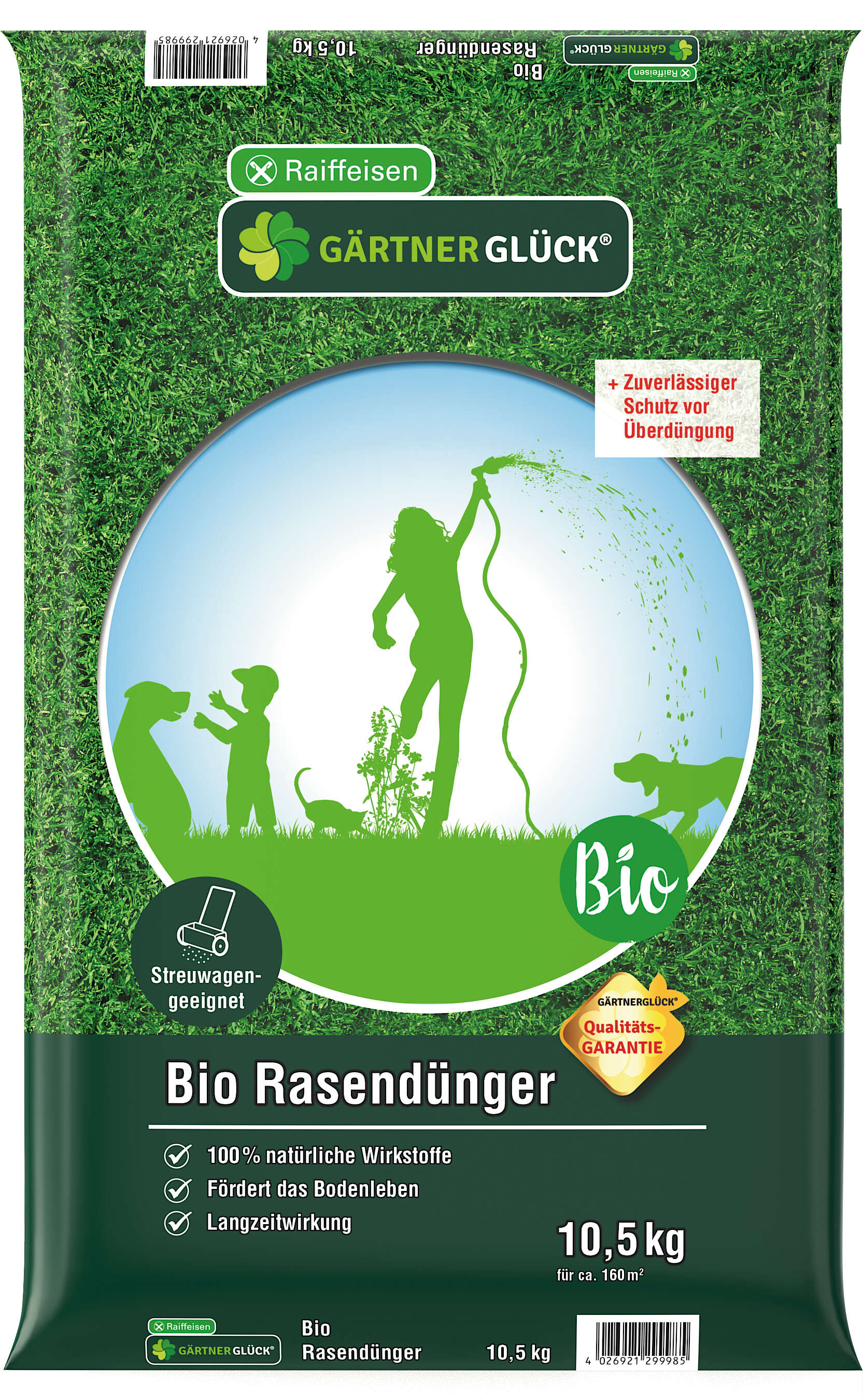GÄRTNERGLÜCK Bio Rasendünger organisch granuliert