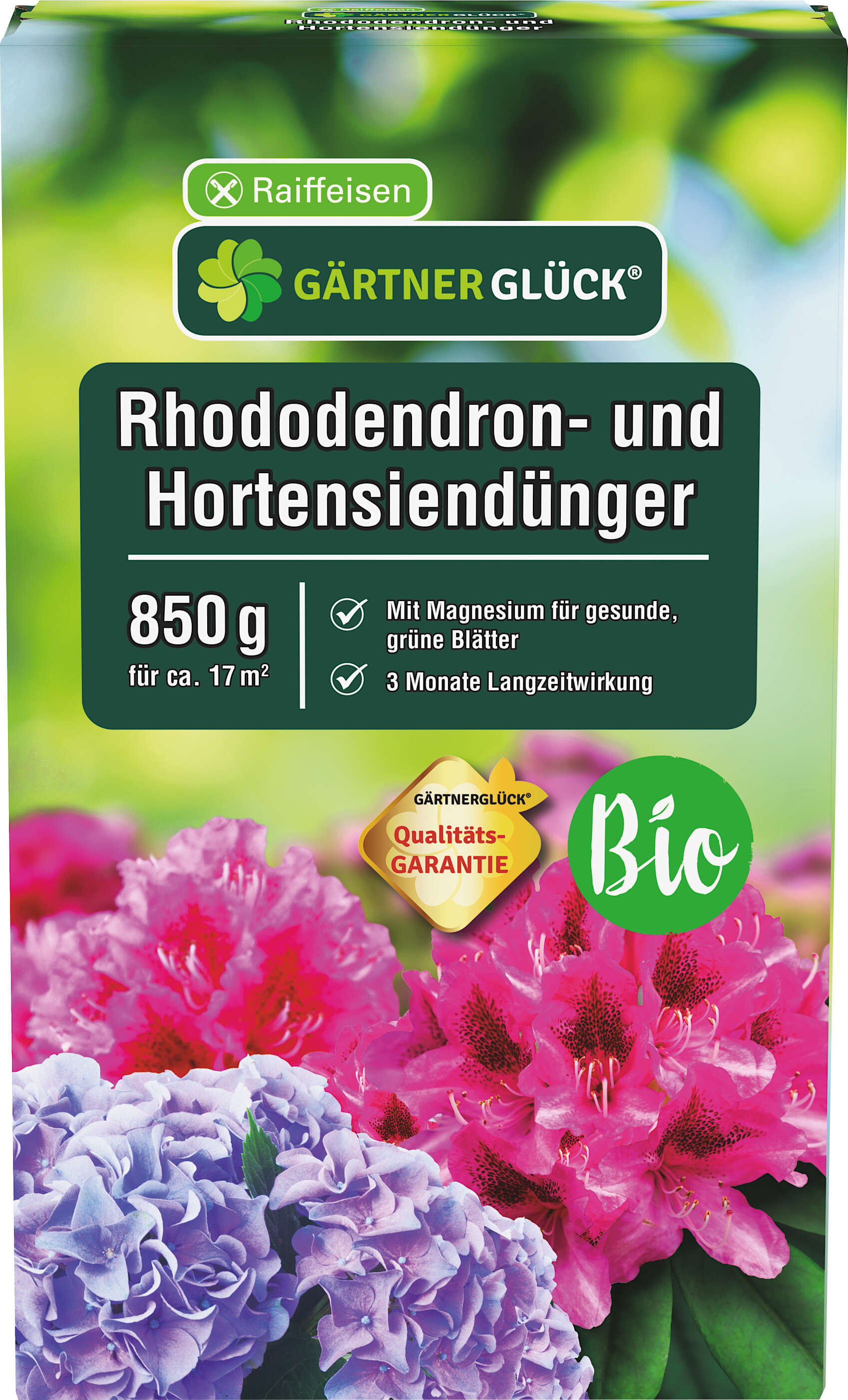 GÄRTNERGLÜCK Bio Rhododendron- und Hortensiendünger