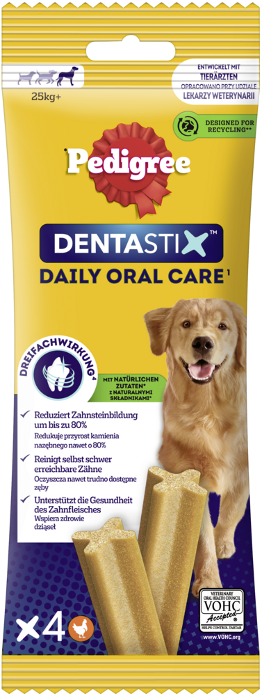 Pedigree Hundeleckerli DentaStix Daily Oral Care für große Hunde