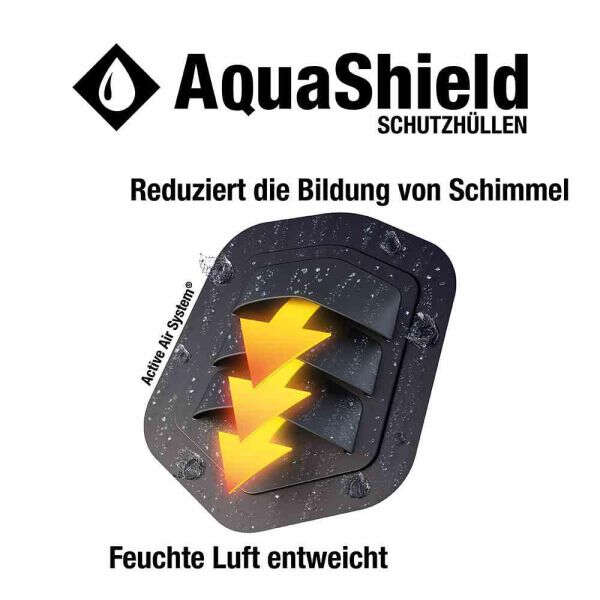 SIENA GARDEN AquaShield Strandkorbhülle 128x105xH165/140 cm