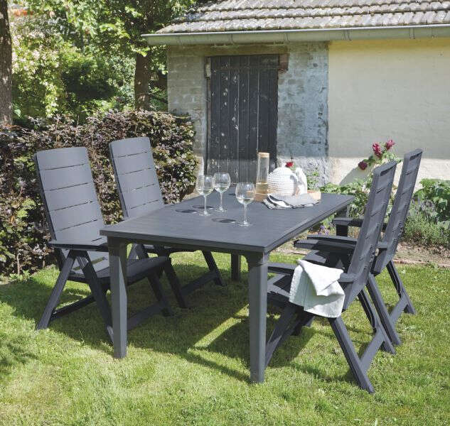 ALLiBERT Lofttisch Futura 165x95 cm, graphit