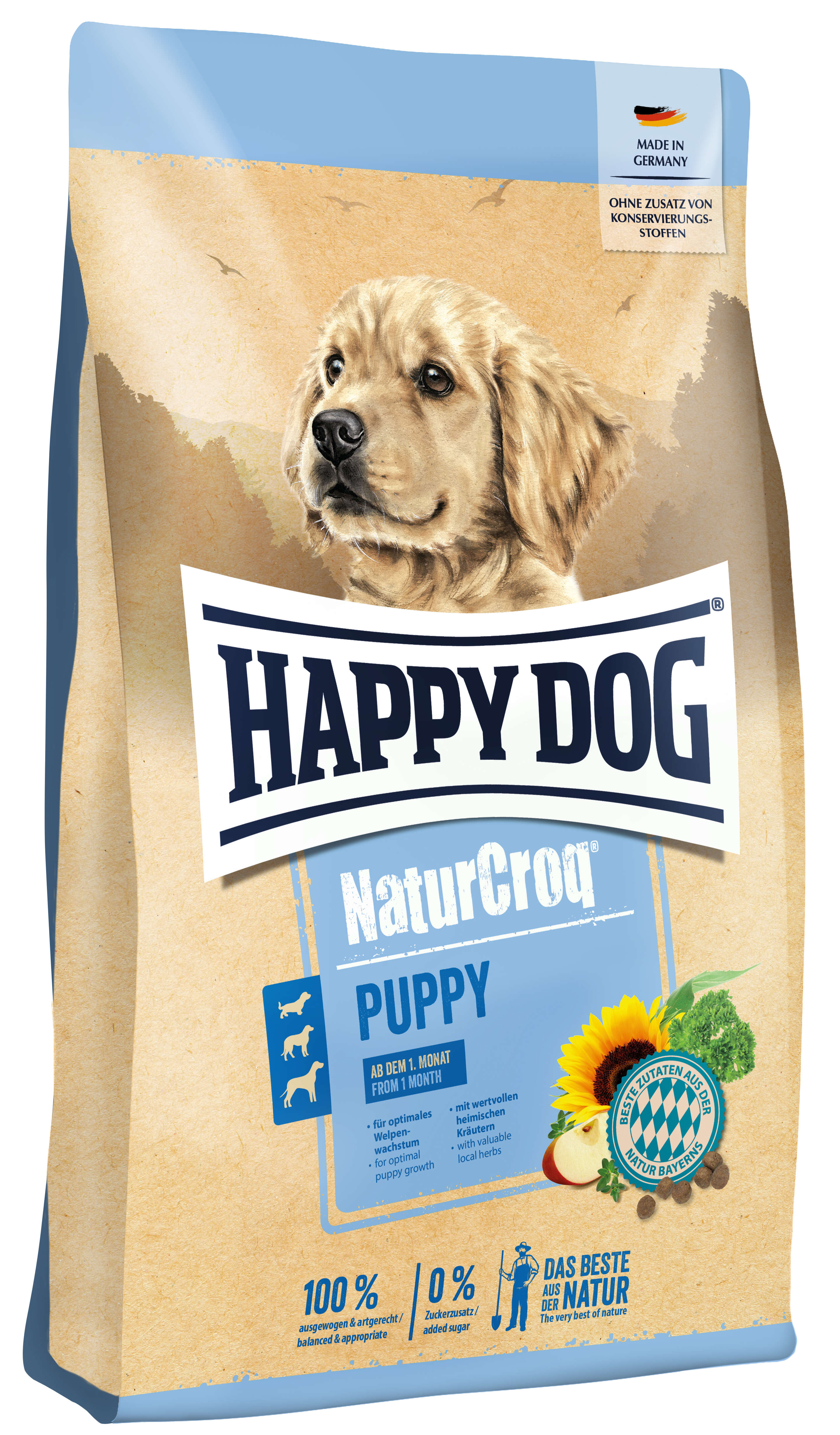 HAPPY DOG Hunde-Trockenfutter NaturCroq Puppy