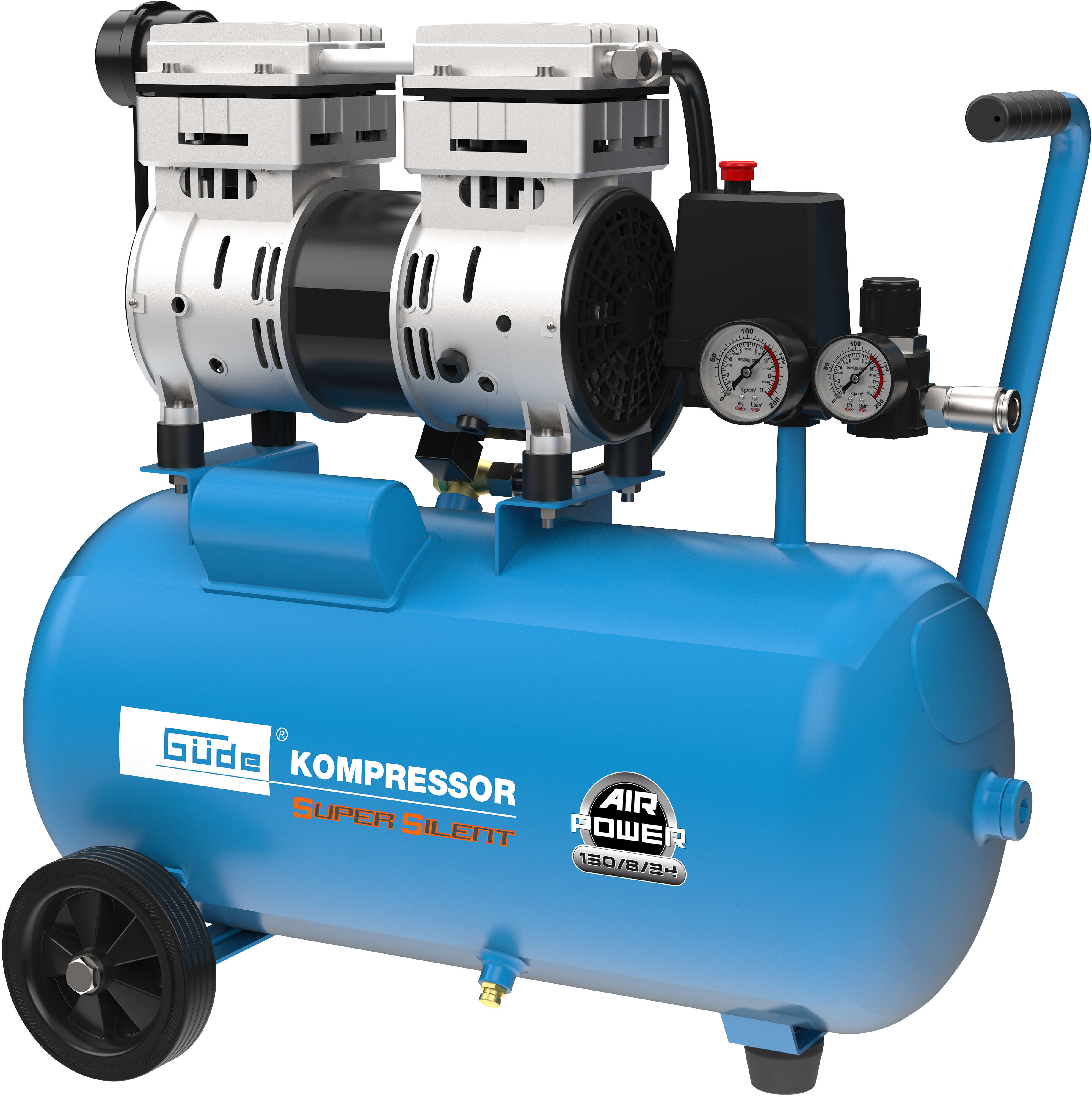 Güde Kompressor Airpower 150/8/24 SILENT 24 Liter