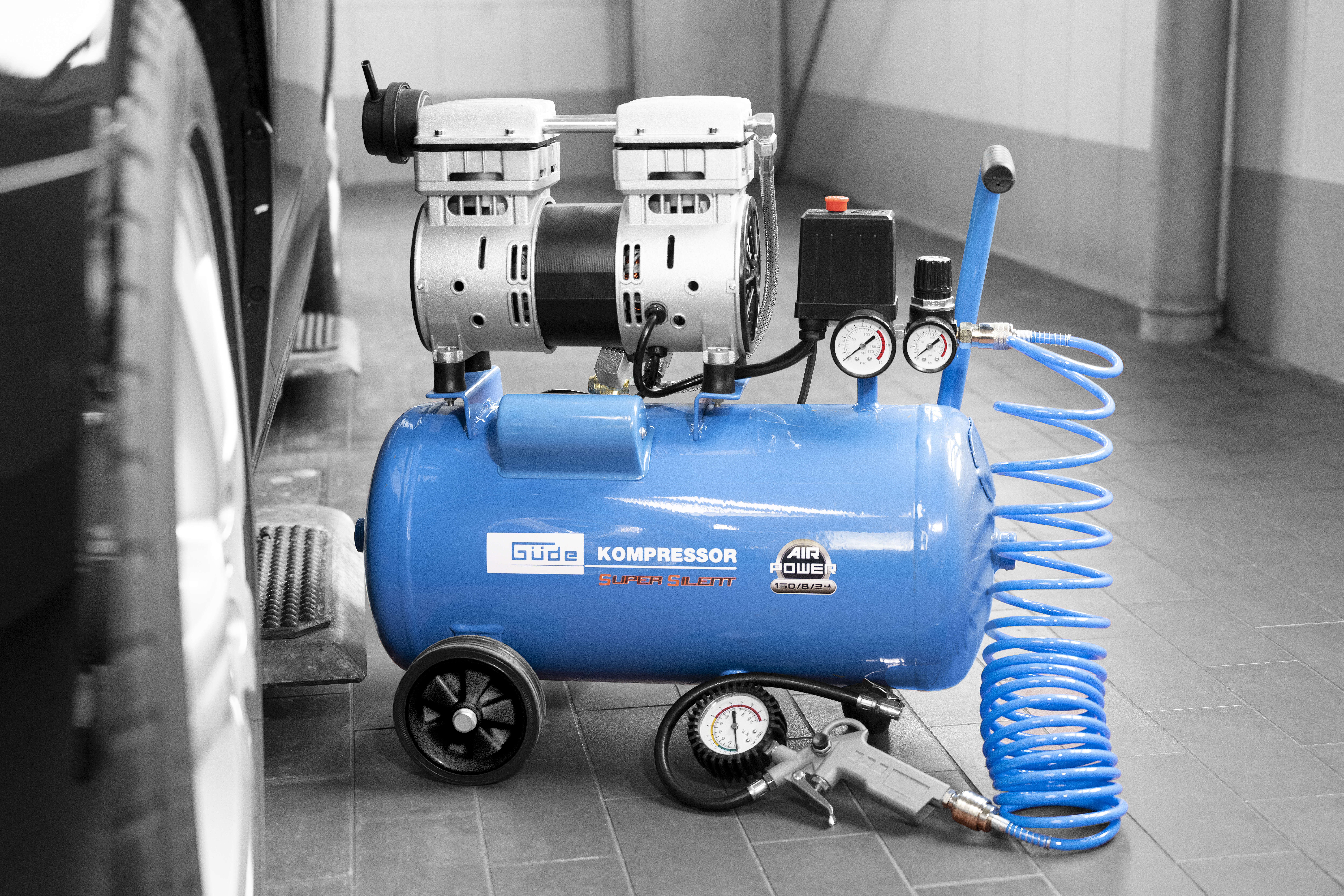 Güde Kompressor Airpower 150/8/24 SILENT 24 Liter