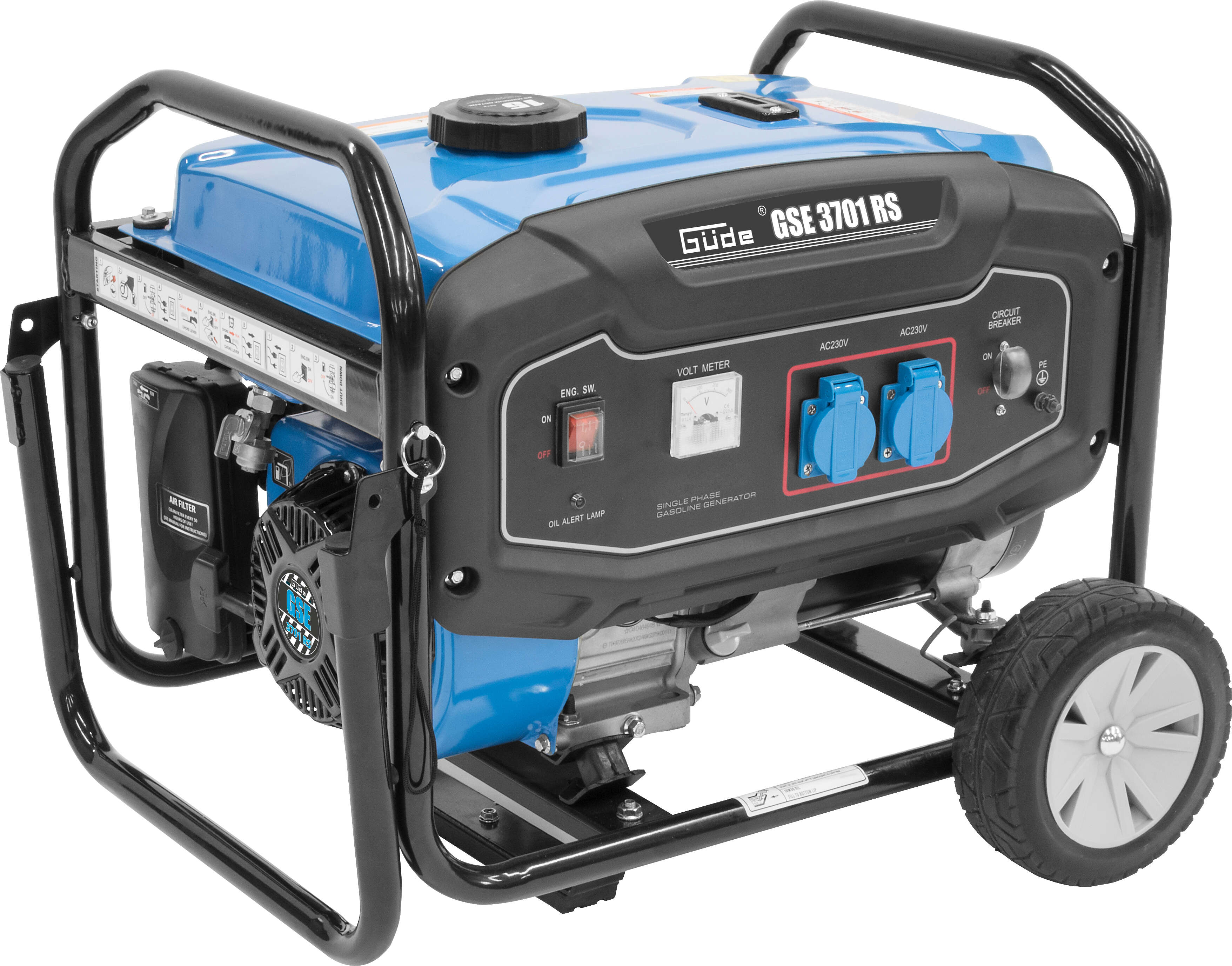 Güde Stromerzeuger GSE 3701 RS 4 kW 15 l