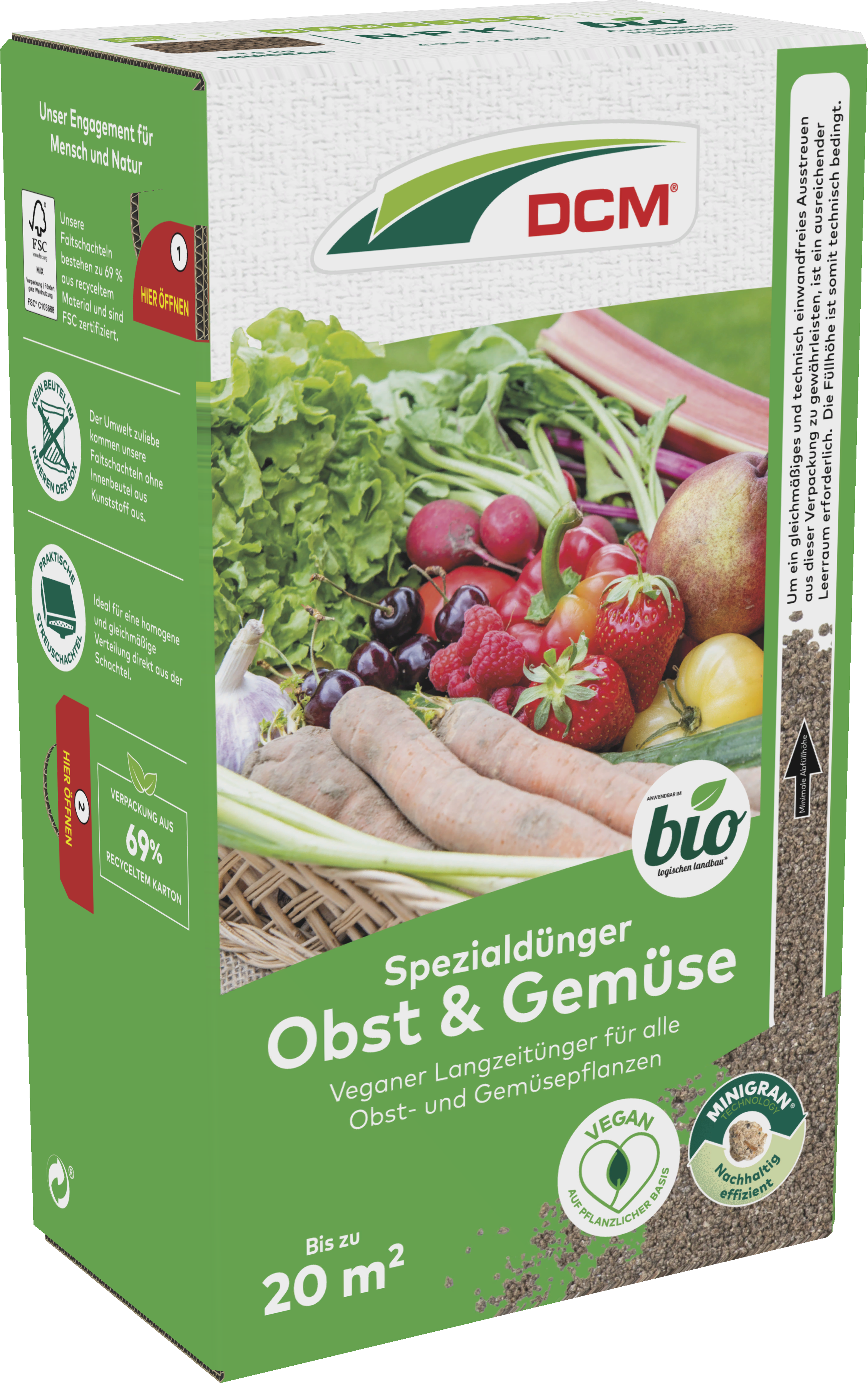 DCM Spezialdünger für Obst & Gemüse
