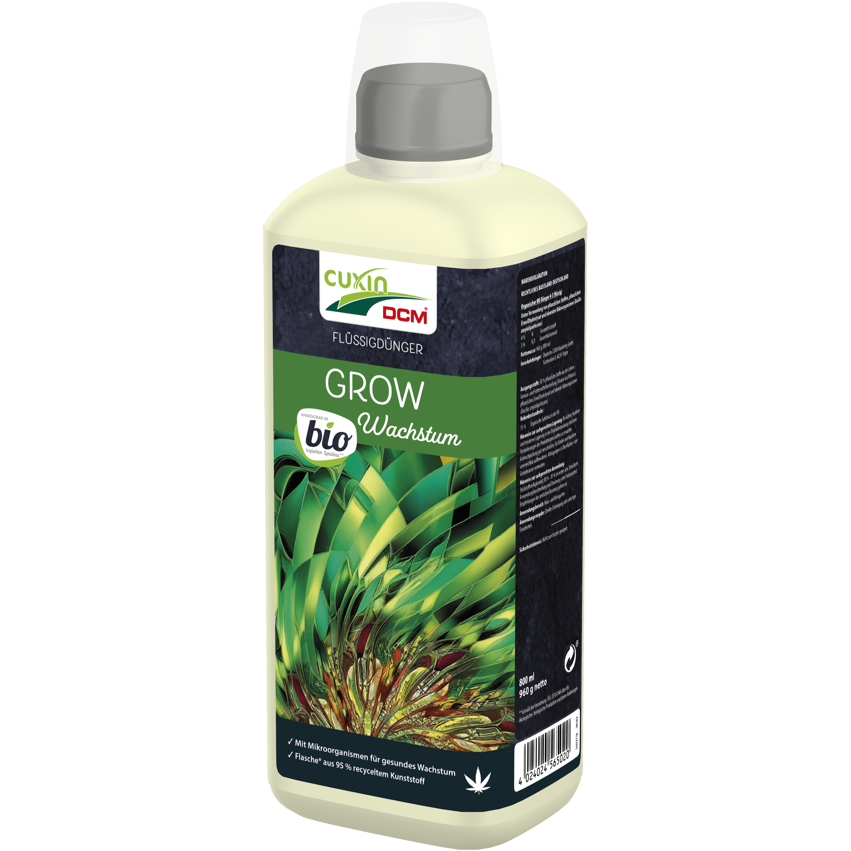 CUXIN DCM Flüssigdünger Grow Wachstum Bio