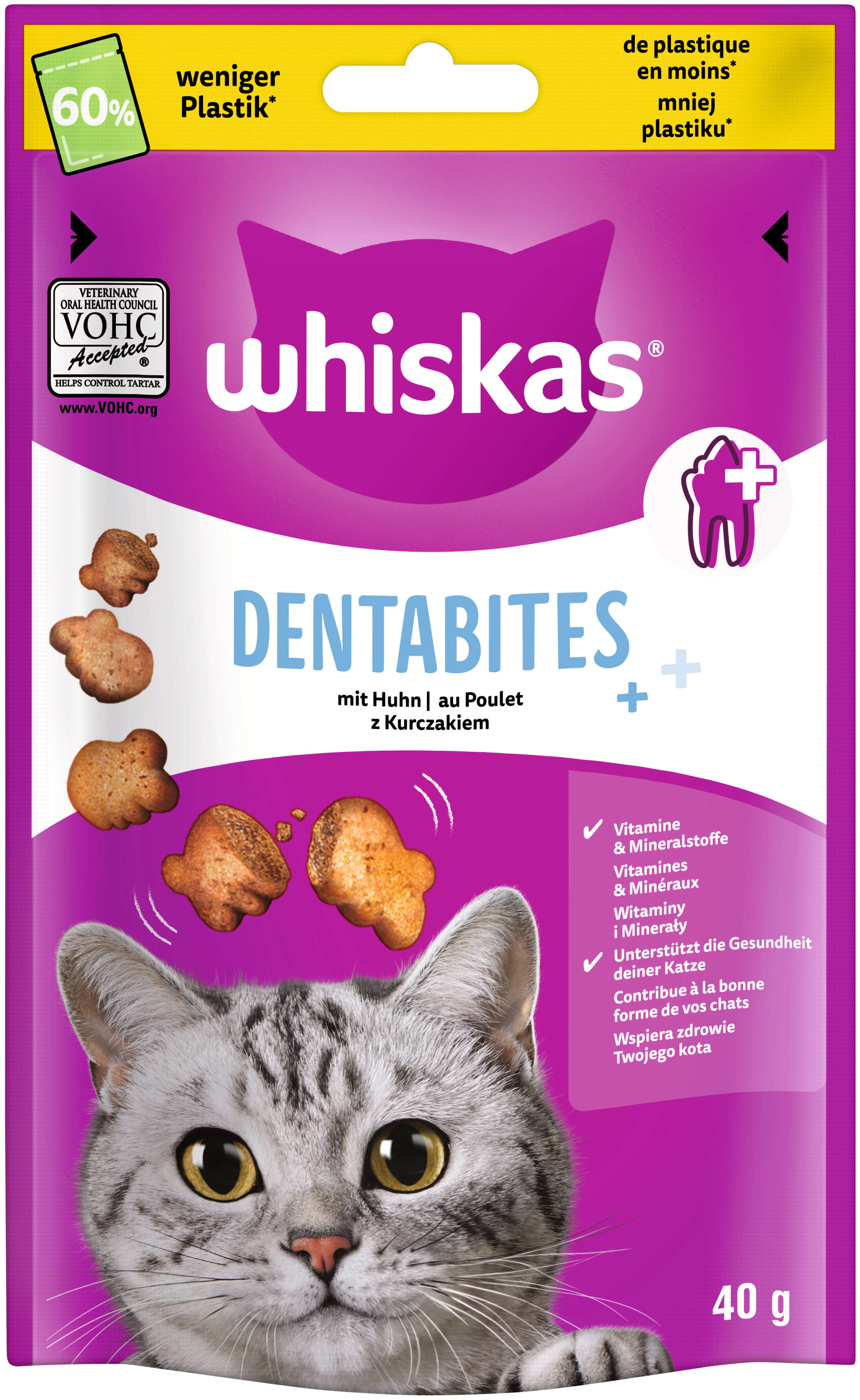 whiskas DENTABITES mit Huhn