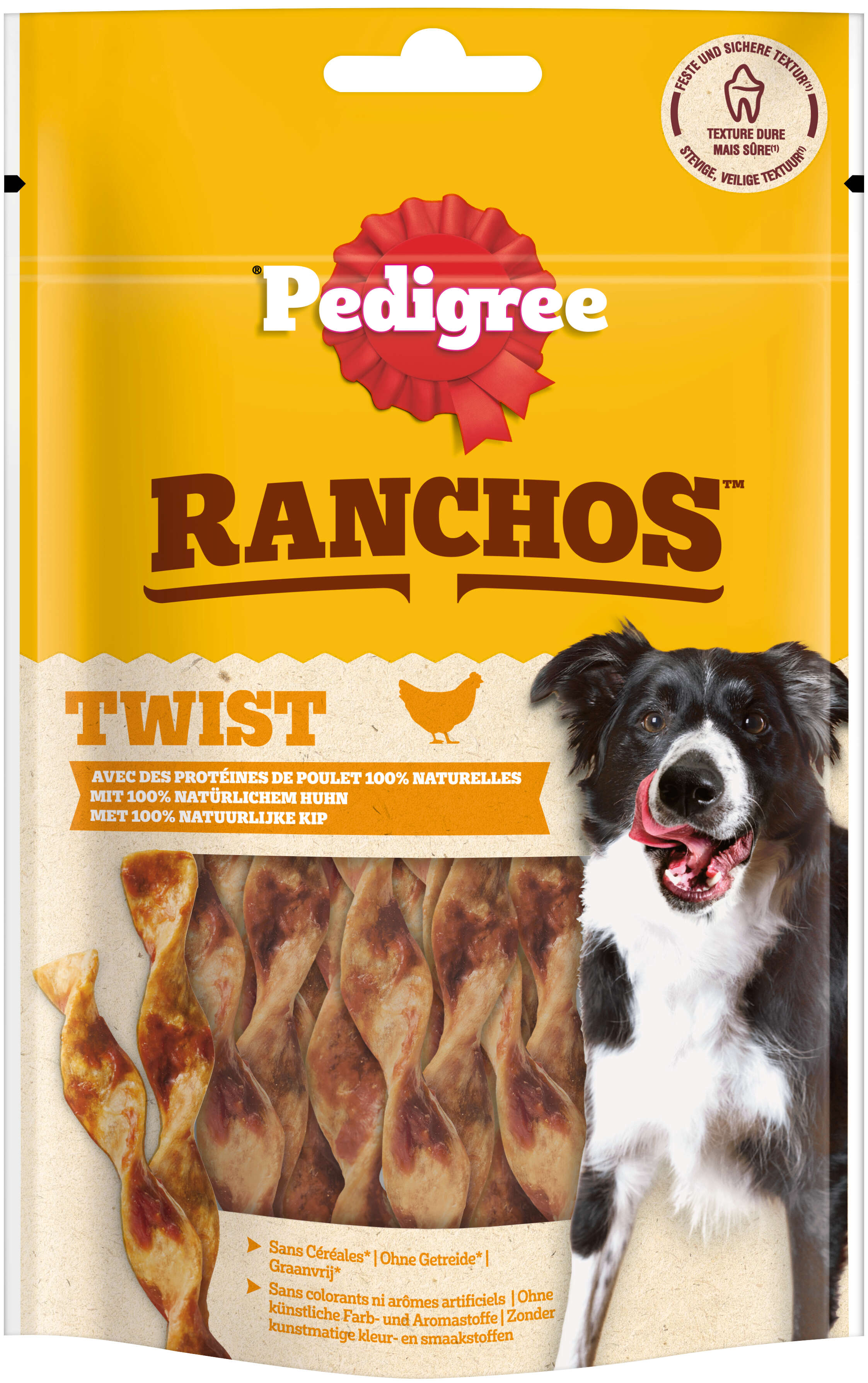 Pedigree Hundeleckerli Ranchos Twist mit Huhn