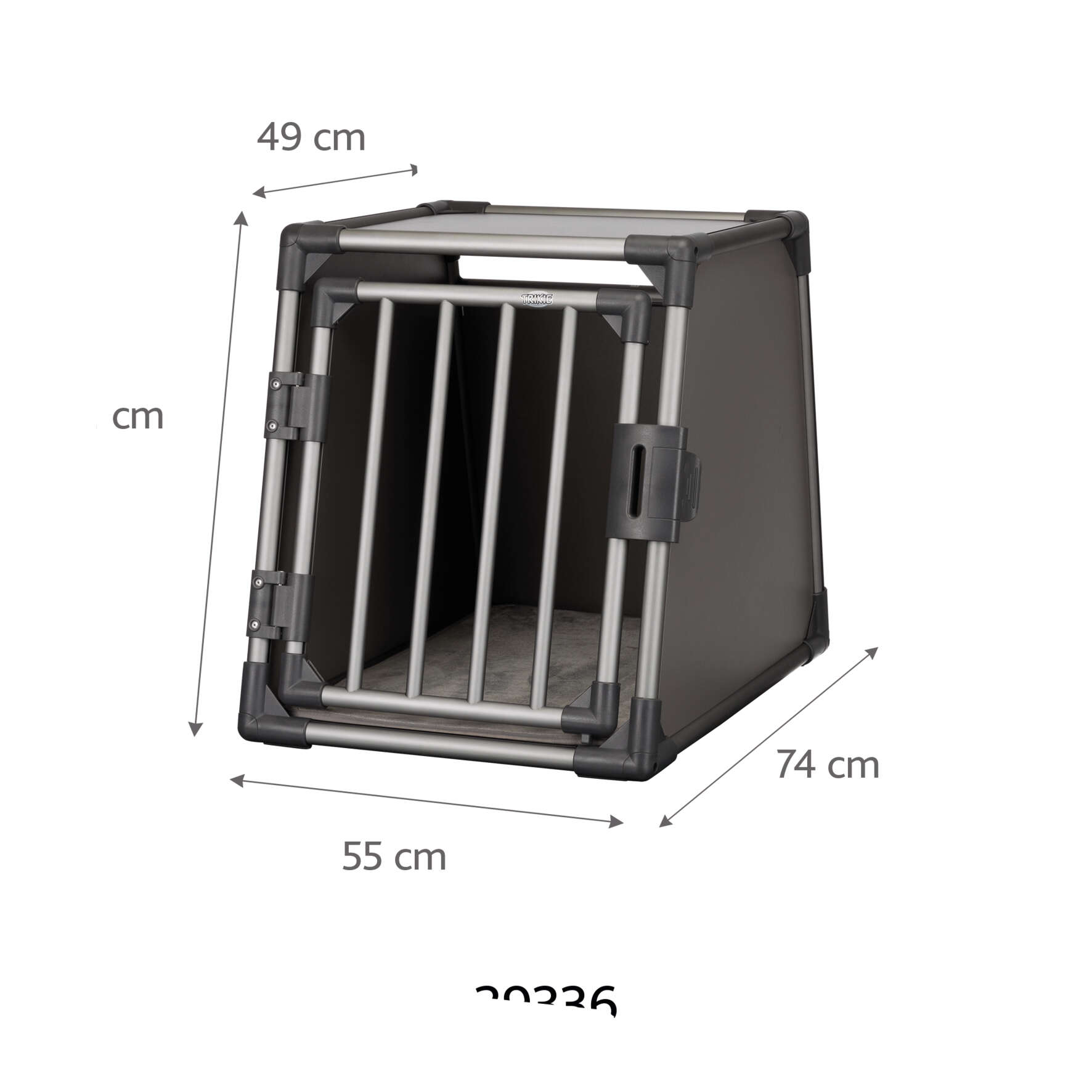 TRIXIE Transportbox Aluminium