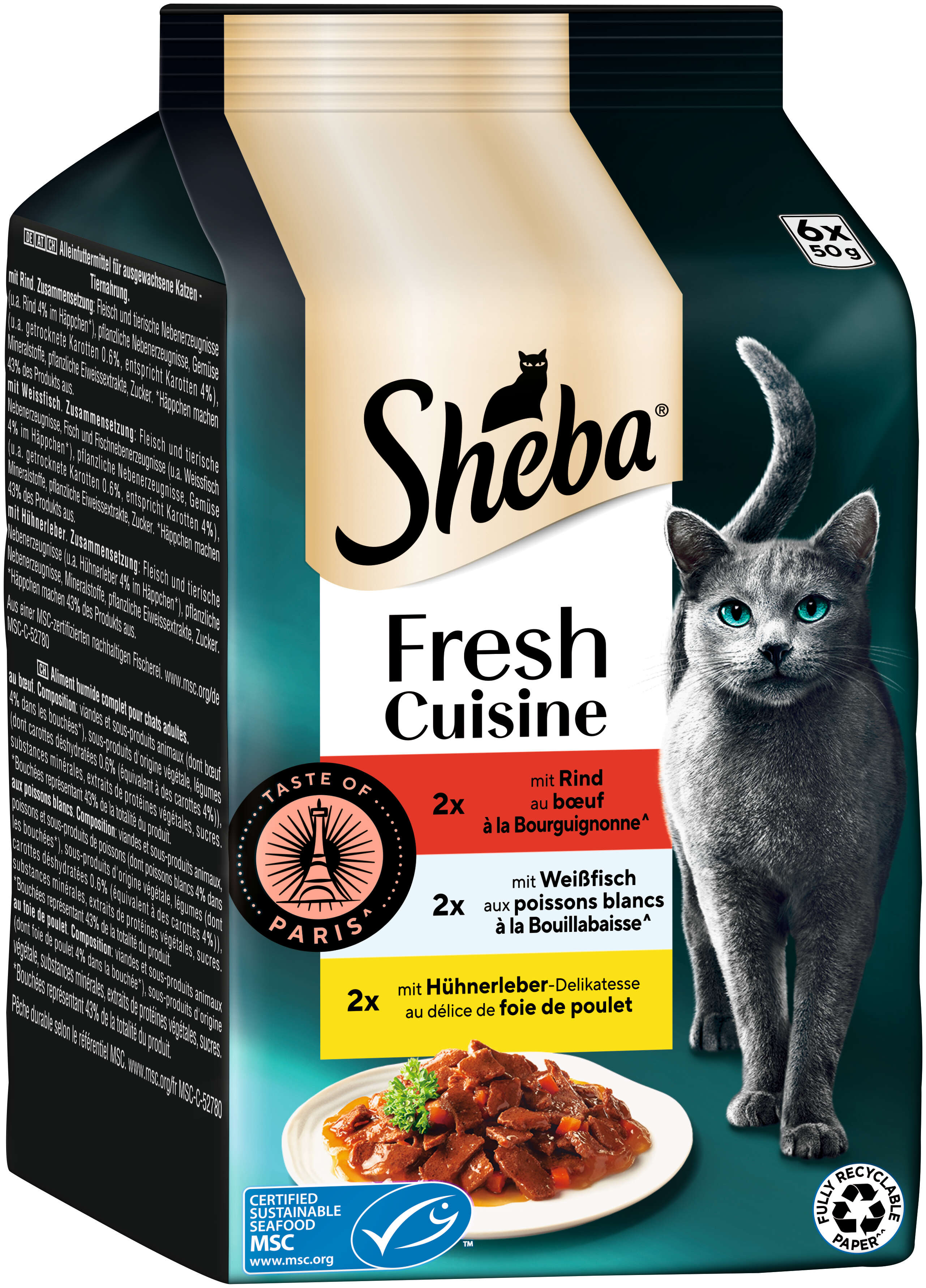 Sheba Katzen-Nassfutter Fresh Cuisine Taste | raiffeisenmarkt.de