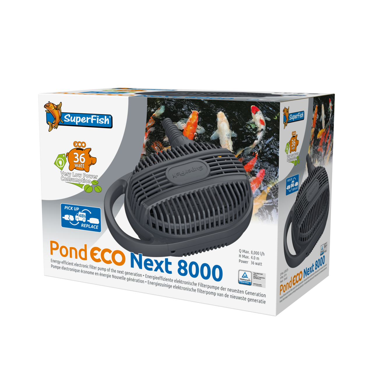 SuperFish Teichfilterpumpe Pond ECO Next 8000