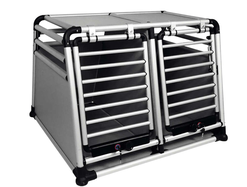Nobby Aluminium-Autotransportbox doppelt ROUND CORNER
