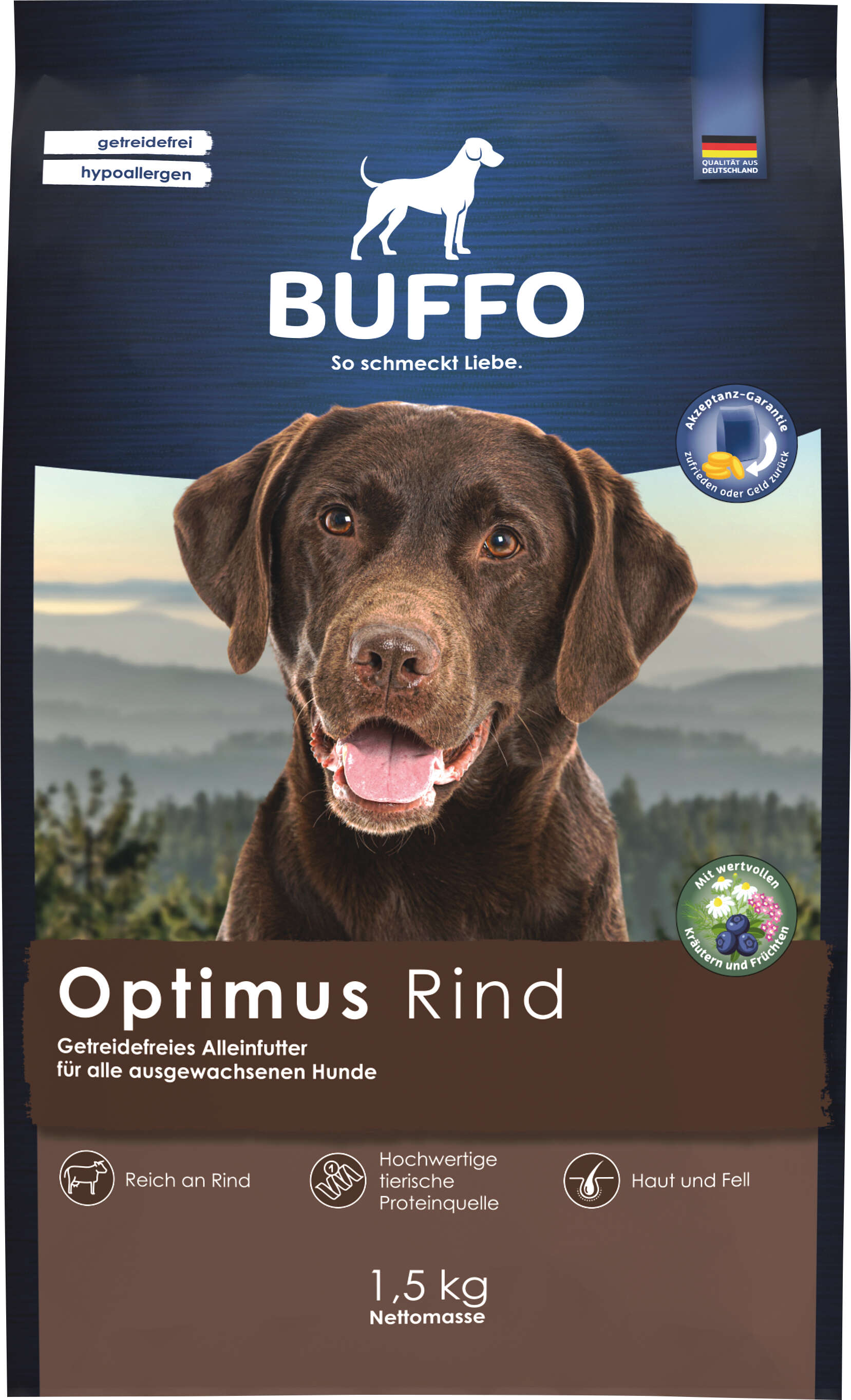 hundefutter single protein test Vorteilspack Ente & Kartoffel Adult 2 x 15kg main image 1