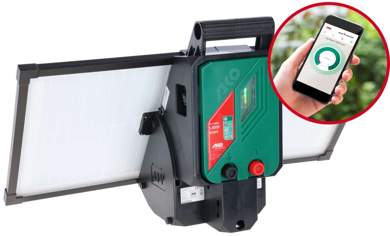 AKO Solar Weidezaungerät Sun Power S4000 Smart